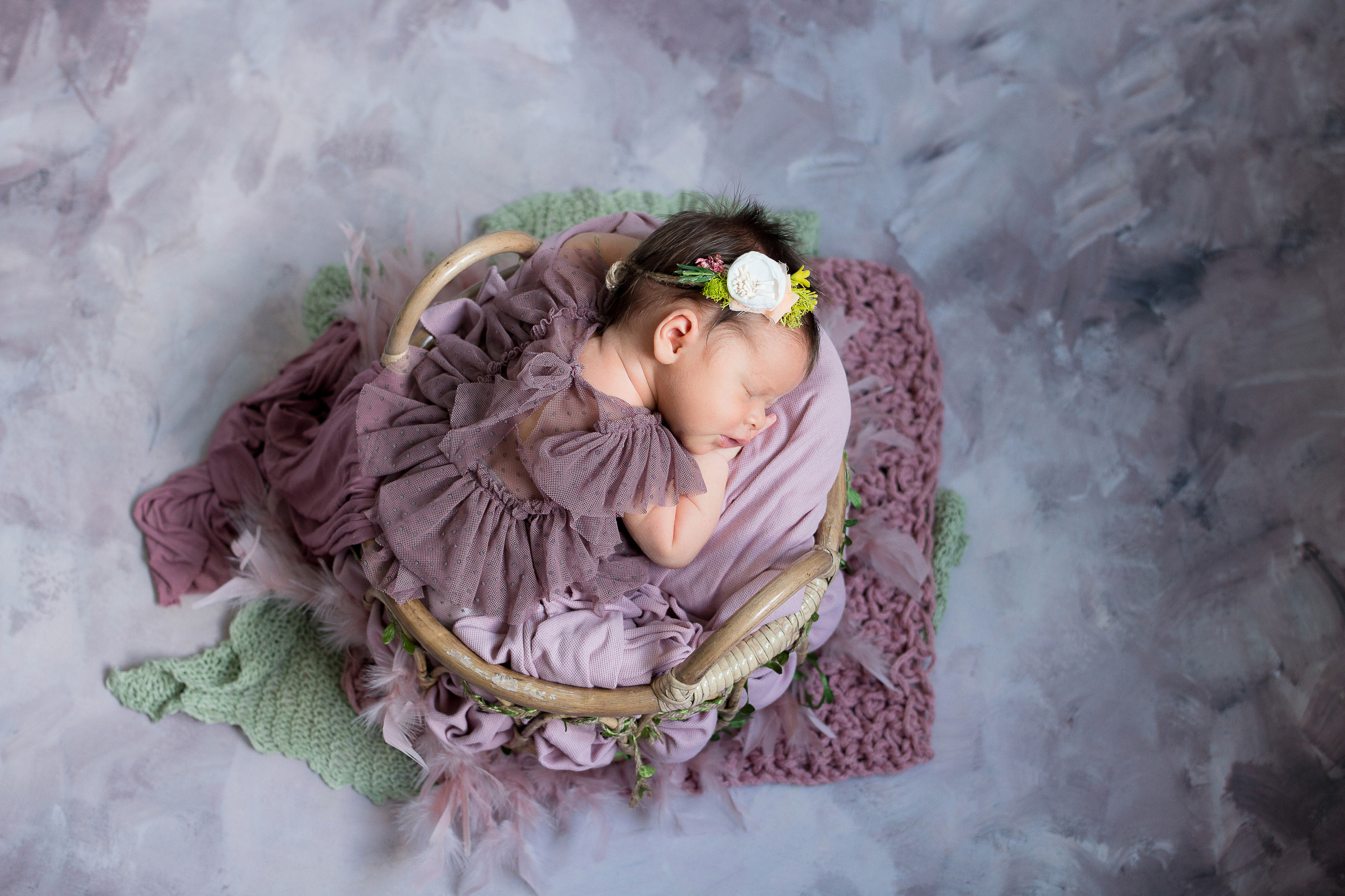 Фотосессия новорожденных девочек. Фотограф новорожденных в г. Миасс Анна Плотникова