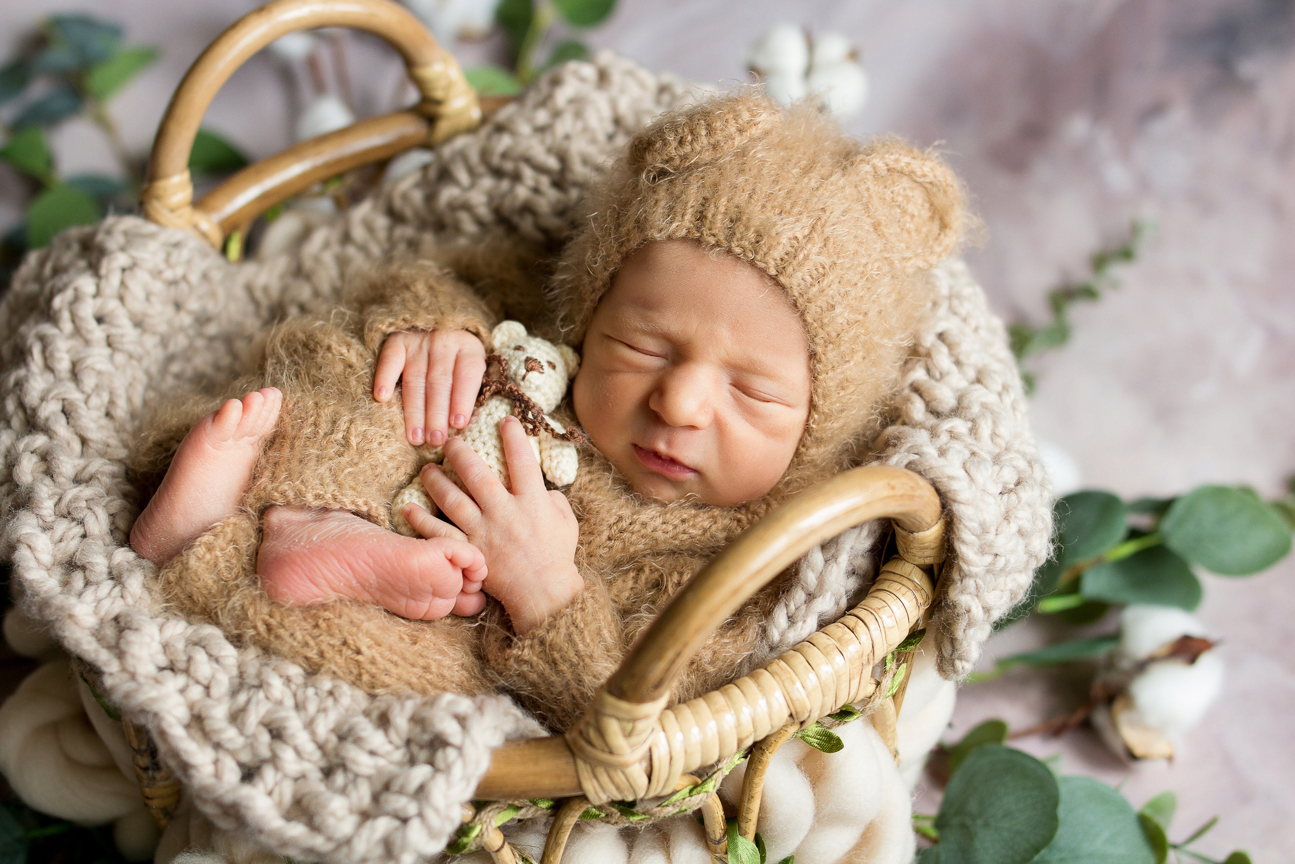 Фотосессия новорождённых мальчиков. Фотограф новорожденных в г. Миасс Анна Плотникова