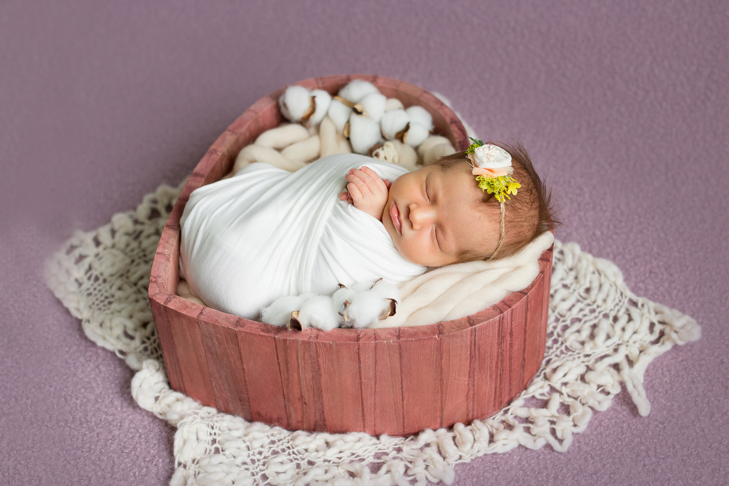 Фотосессия новорожденных девочек. Фотограф новорожденных в г. Миасс Анна Плотникова