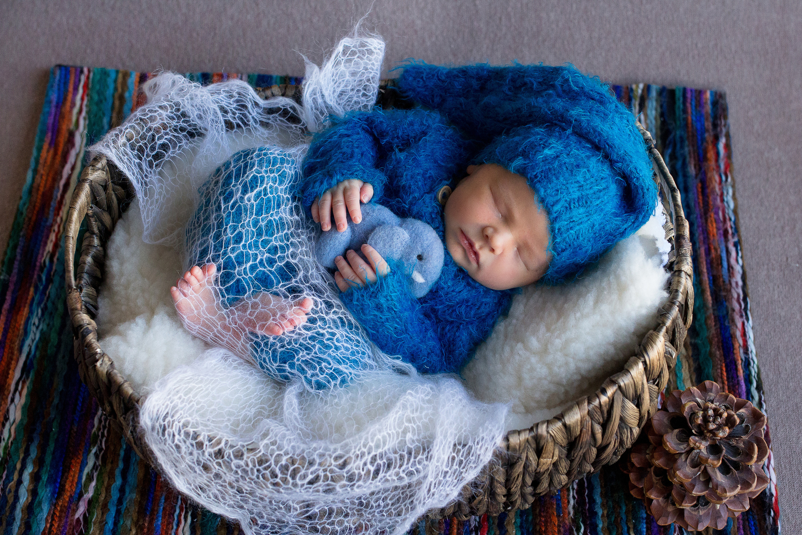 Фотосессия новорождённых мальчиков. Фотограф новорожденных в г. Миасс Анна Плотникова