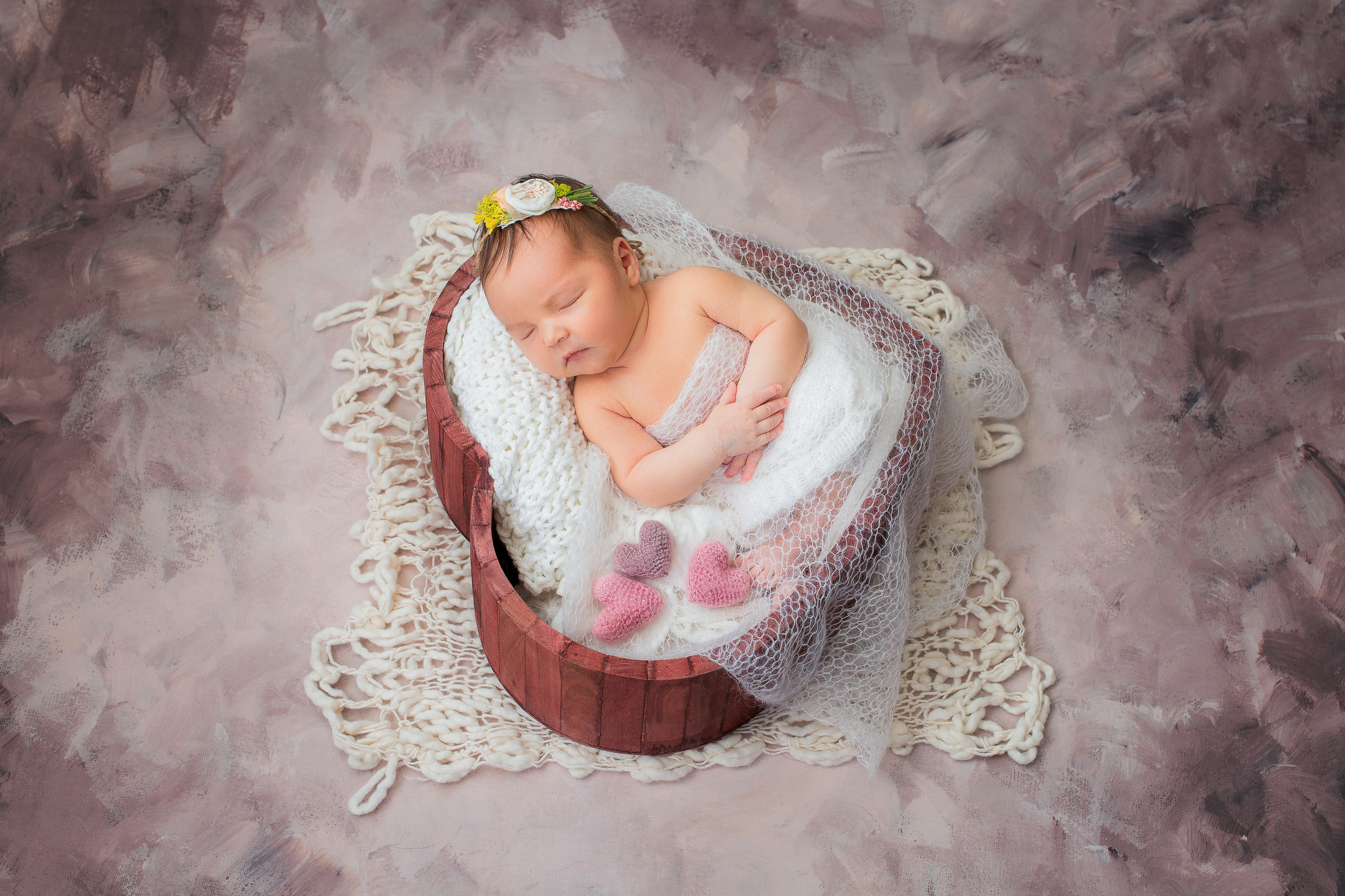 Фотосессия новорожденных девочек. Фотограф новорожденных в г. Миасс Анна Плотникова