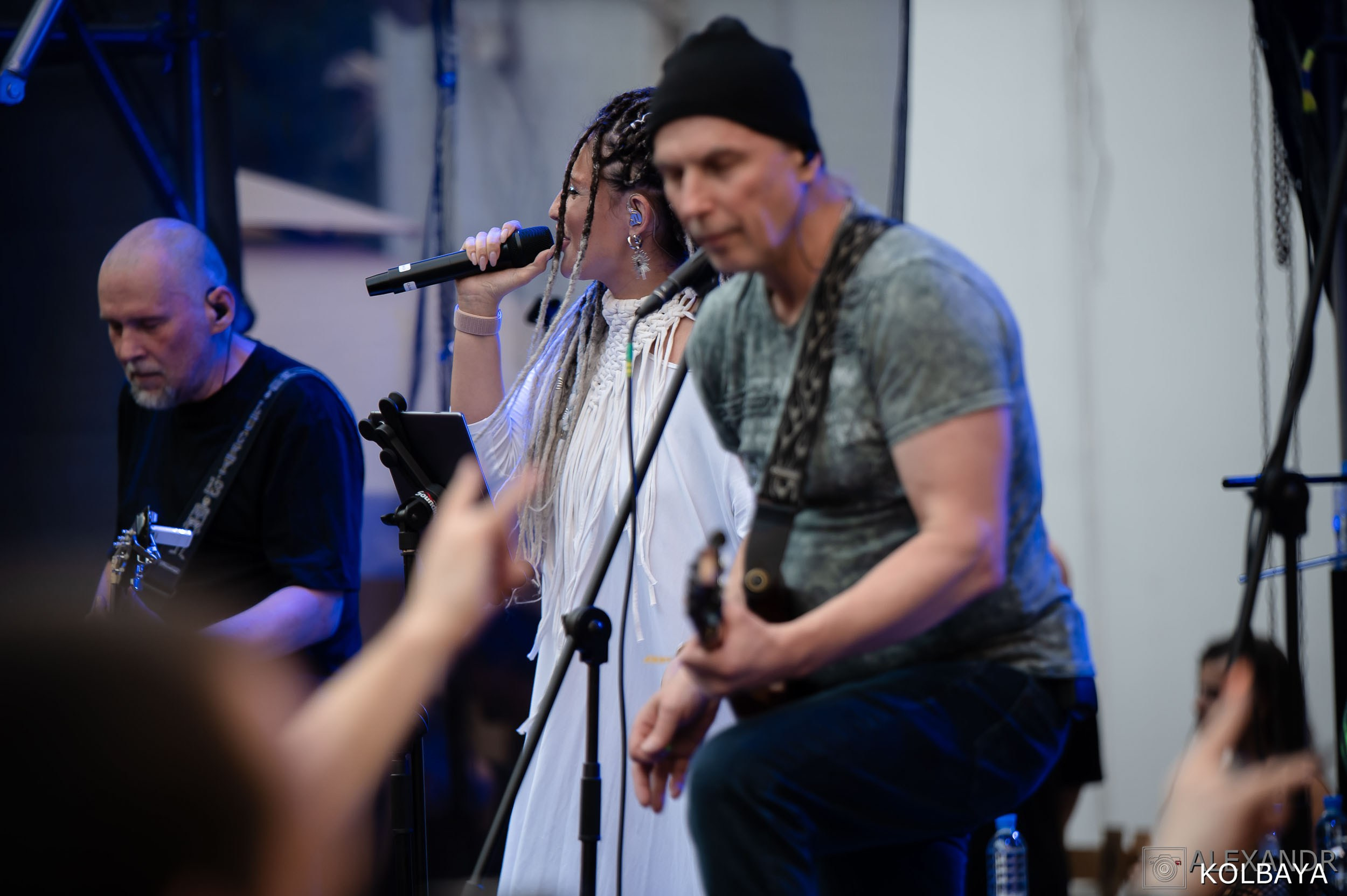 Фоторепортаж с мэшап концерта группы Черный Обелиск 4 июля 2024 года. Концертный и театральный репортажный фотограф в Москве Александр Колбая