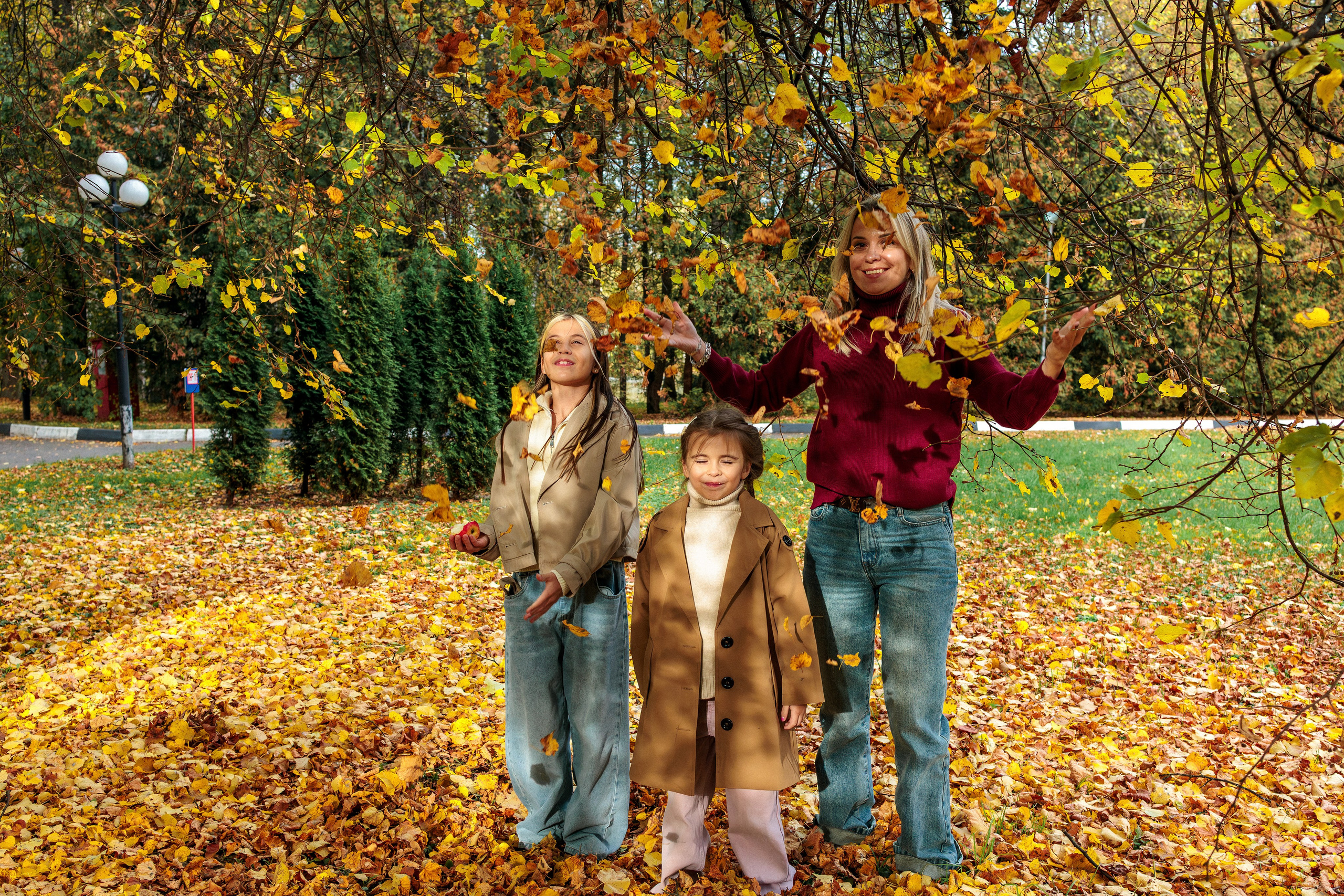 Осенняя фотосъемка в Пушкино Московской области