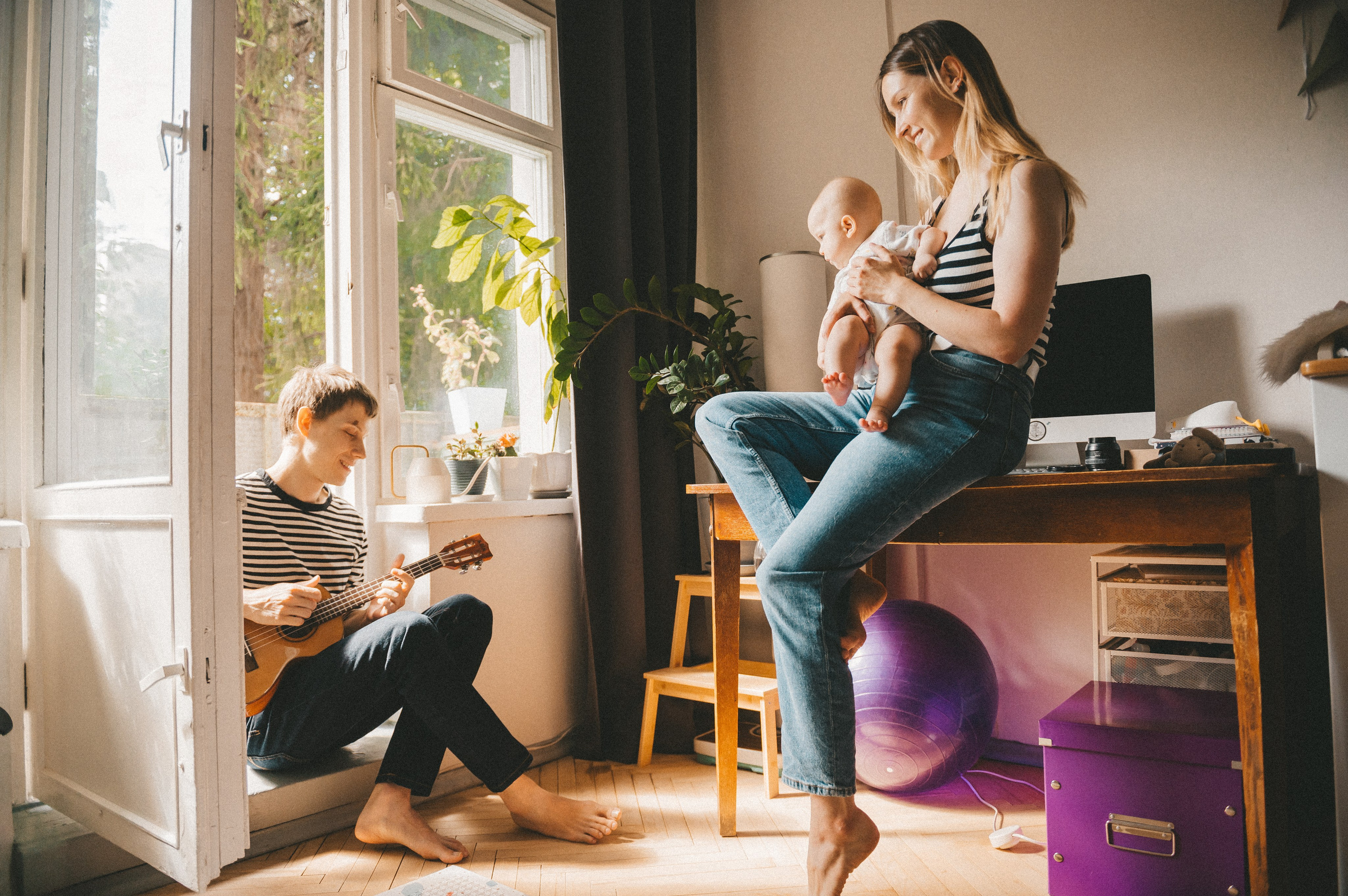 Семья, дома. Анна Смирнова. Фотограф, Москва