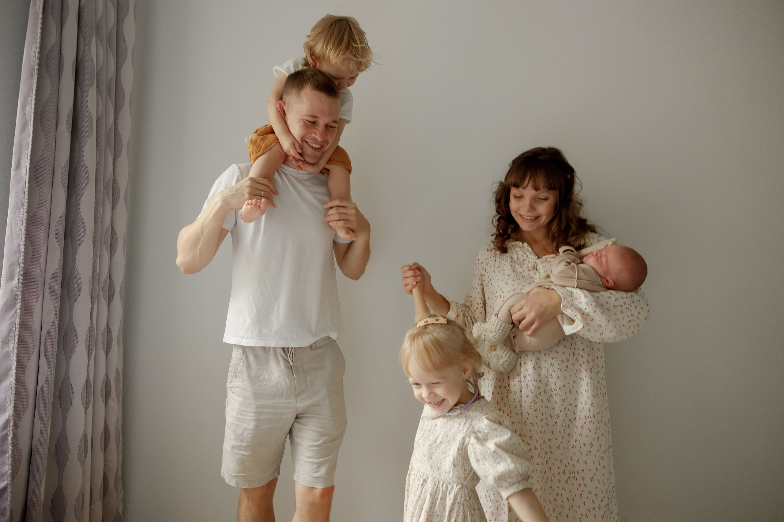 Домашняя семейная съёмка. Фотограф Москва