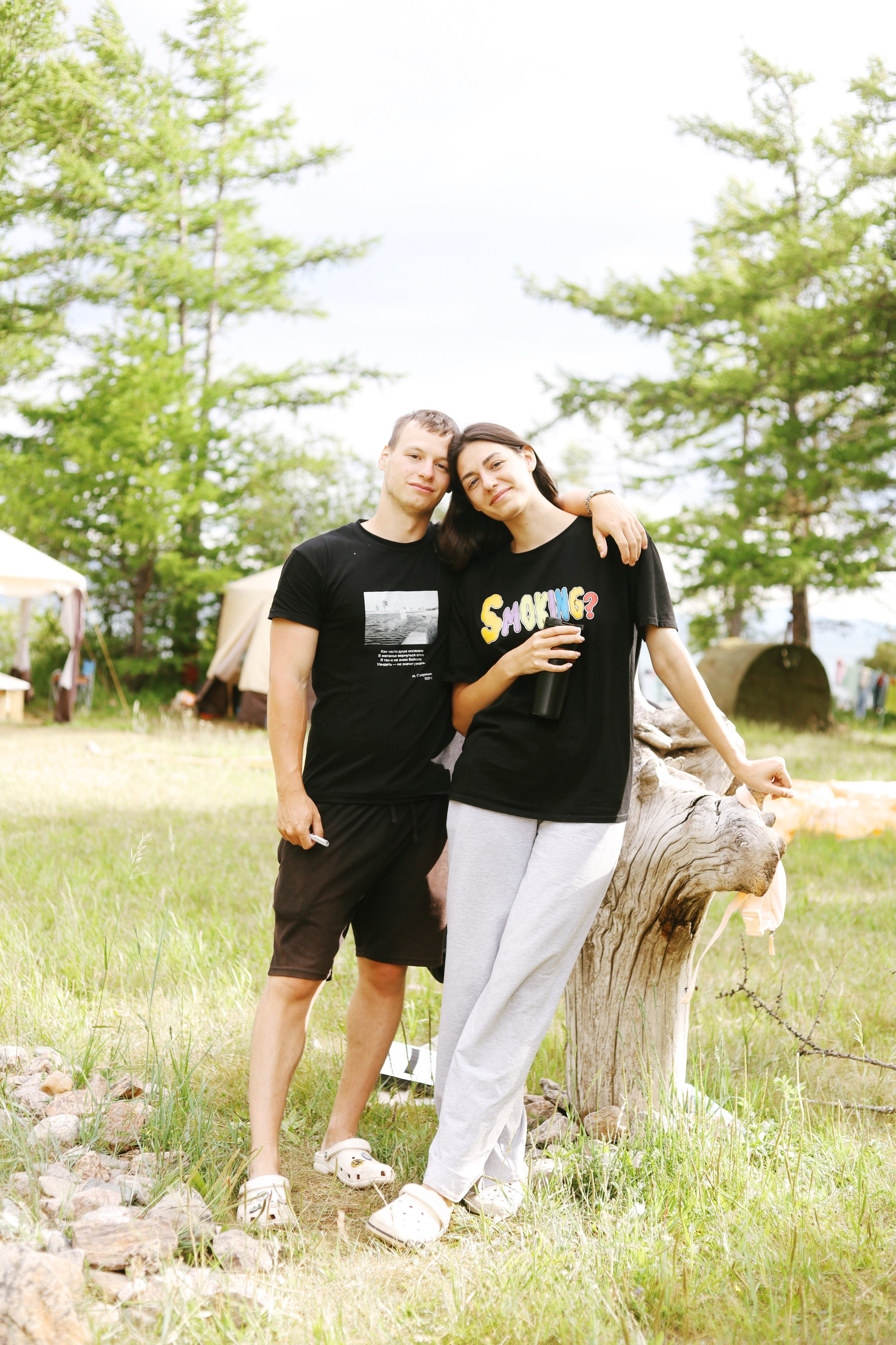 Лето 2024 / палатки. 1642 — первый лагерь для взрослых на Байкале