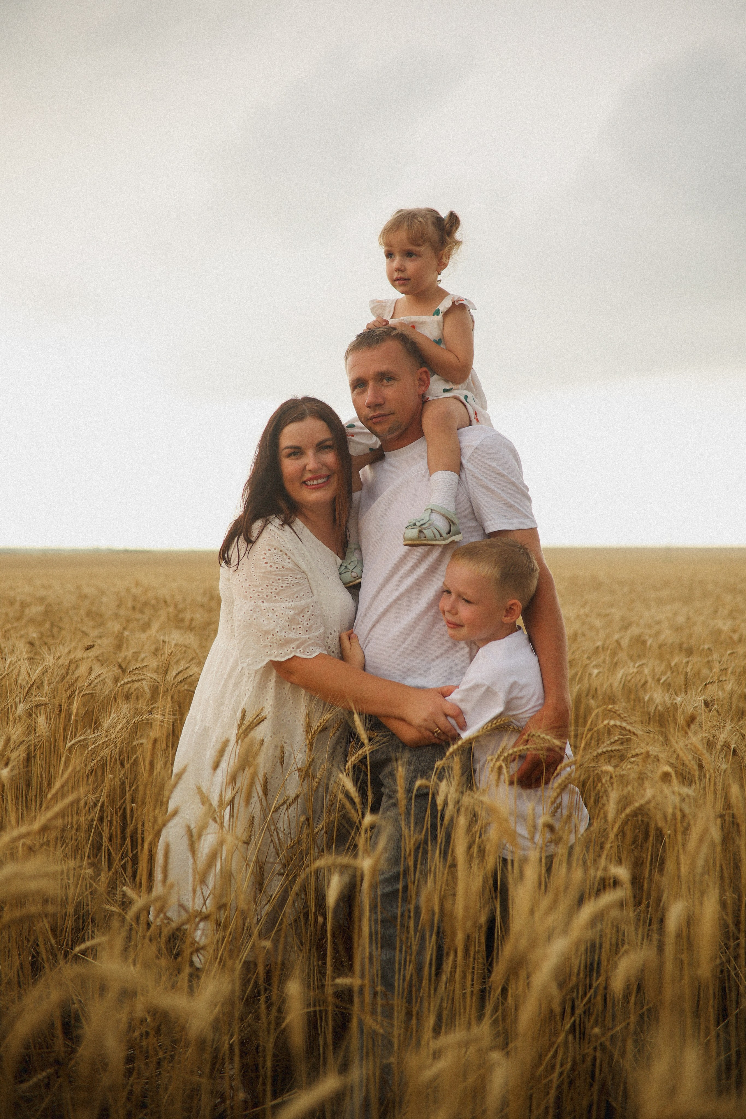 Семья Тани, Валеры, Саши и Маруси. Фотограф Самара Лена Мандарин