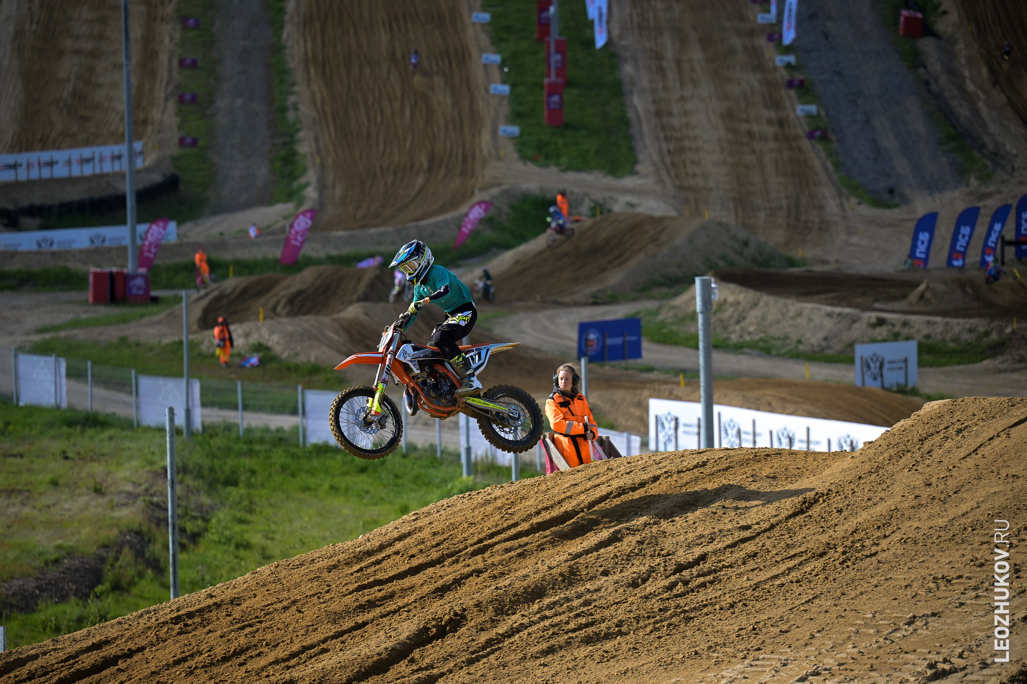 1 round of ММТ RGP russian motocross championships. Sports photographer Leonid Zhukov