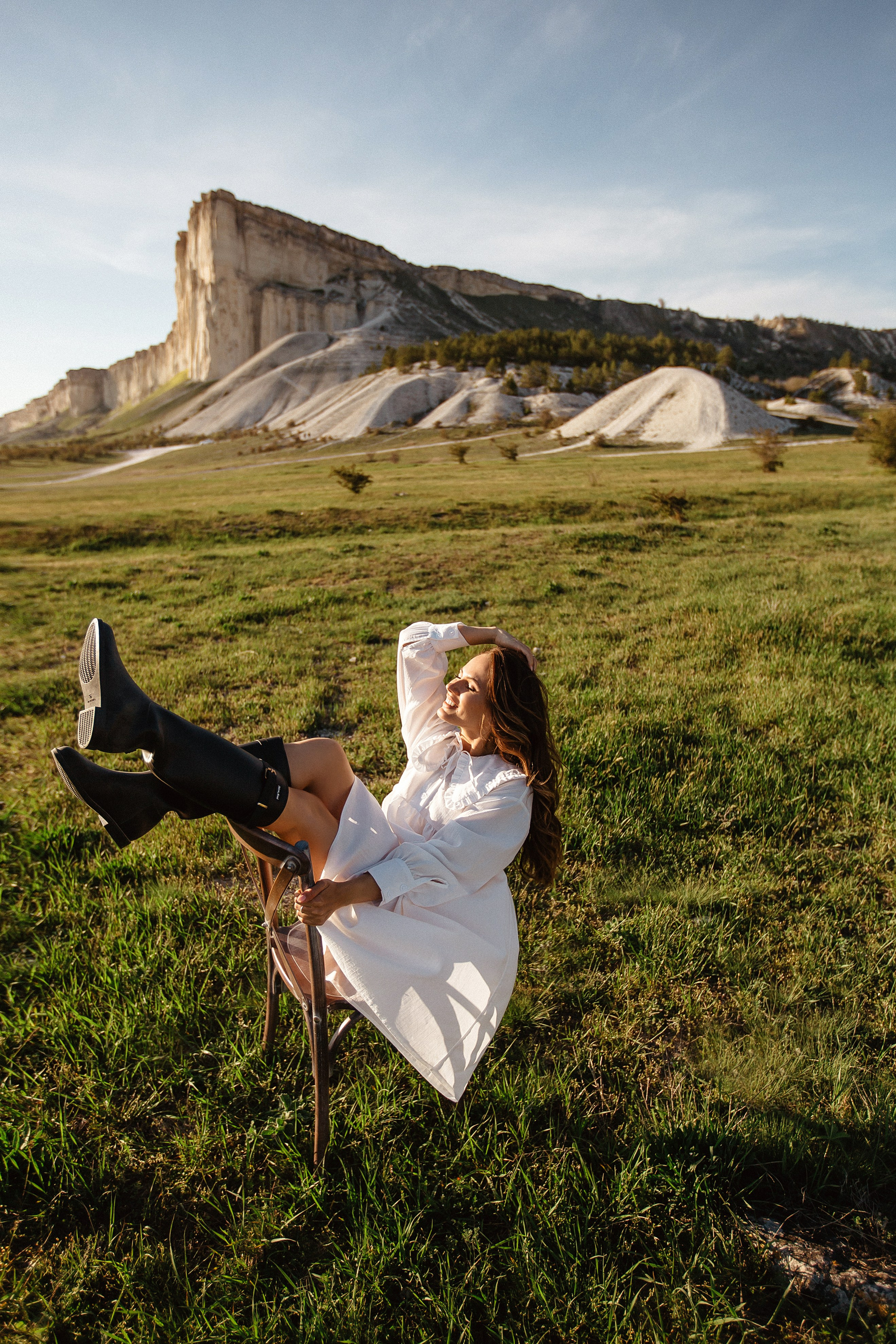 Алина. Белая скала. Фотограф Анна Лейман. Севастополь