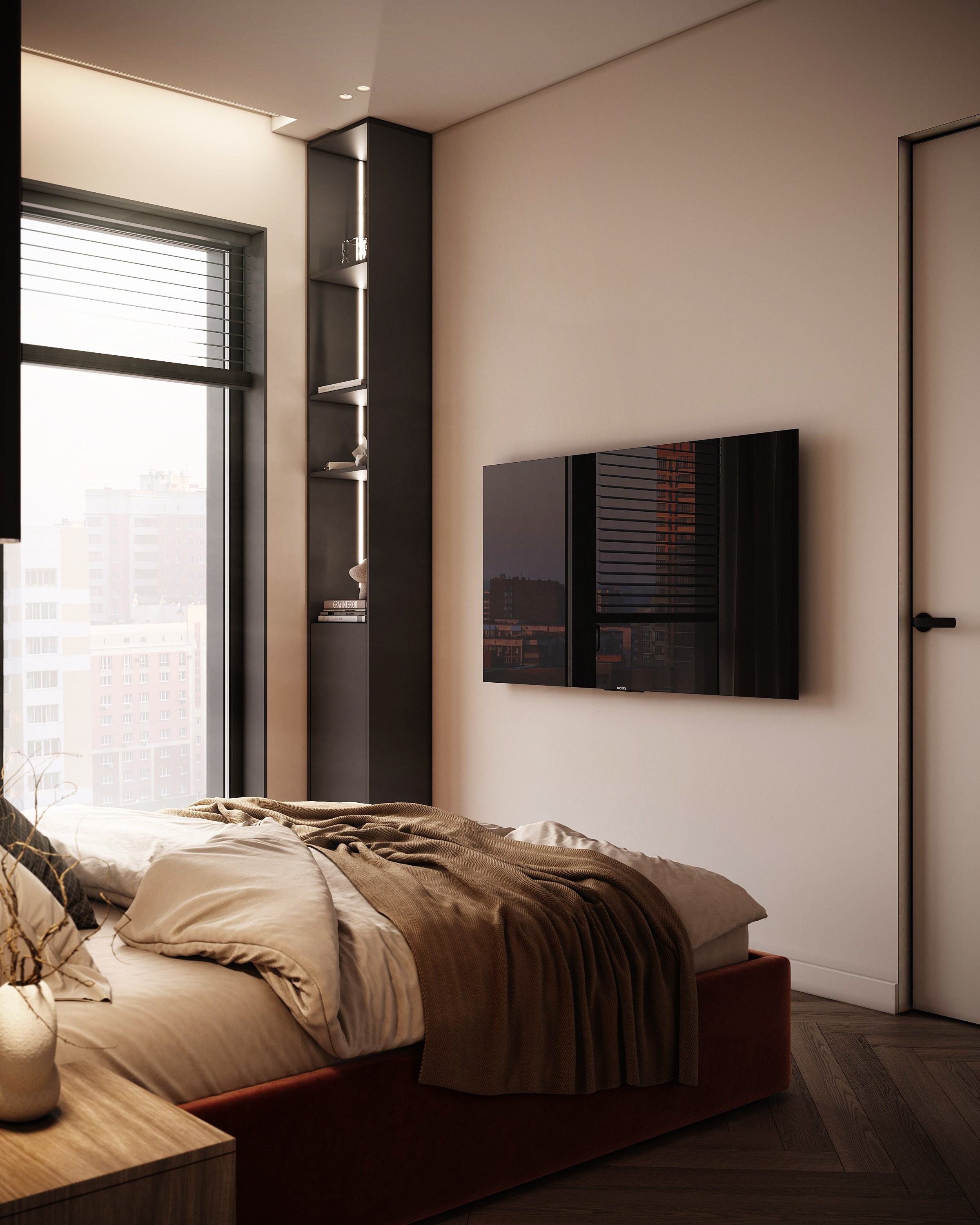 ЖК «CityBay» 40 м². Мария Воропаева | Дизайн интерьера под ключ Москва и МО