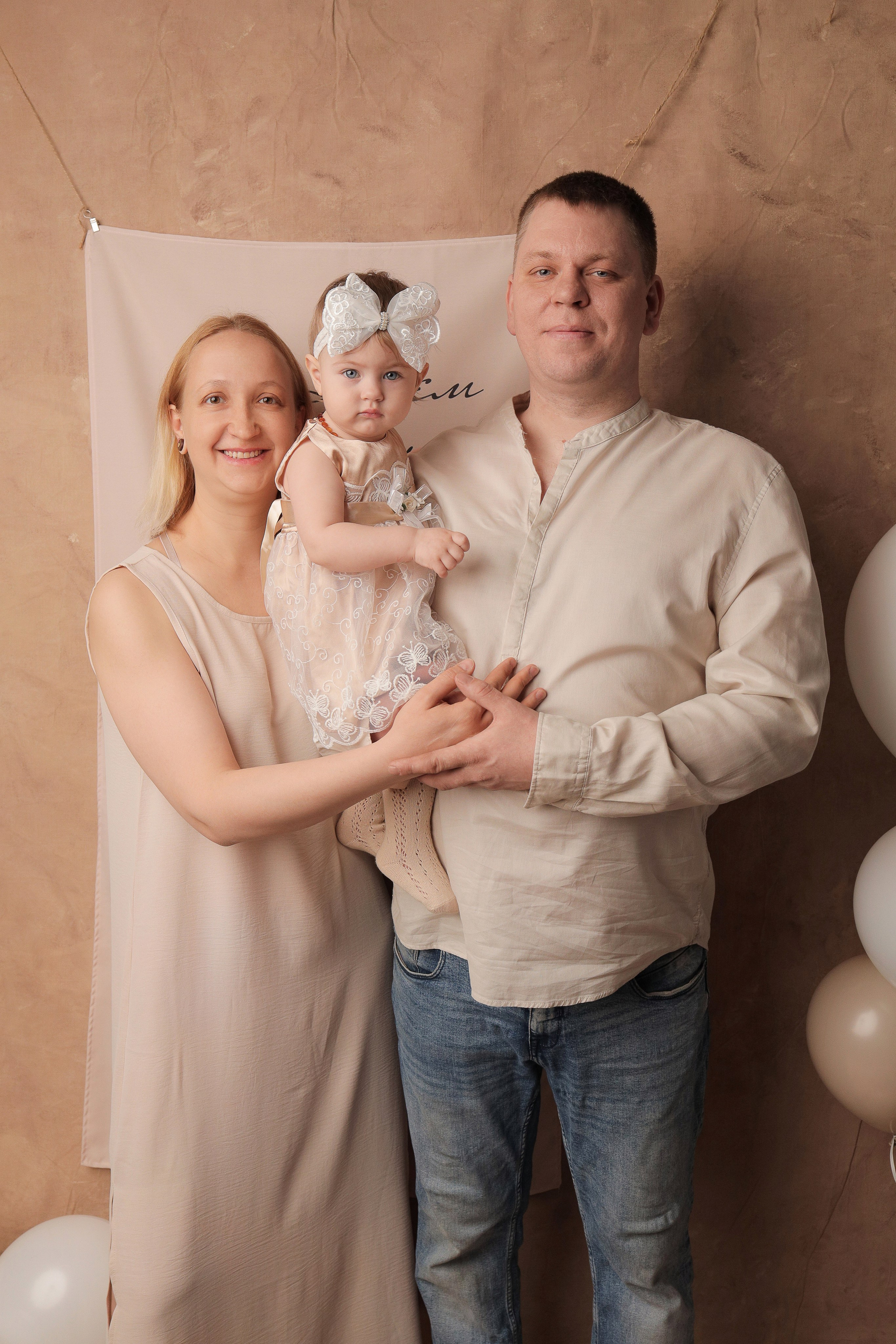 Ксюшенька, 1 годик. Фотограф новорожденных в Новокузнецке Анна Горошникова