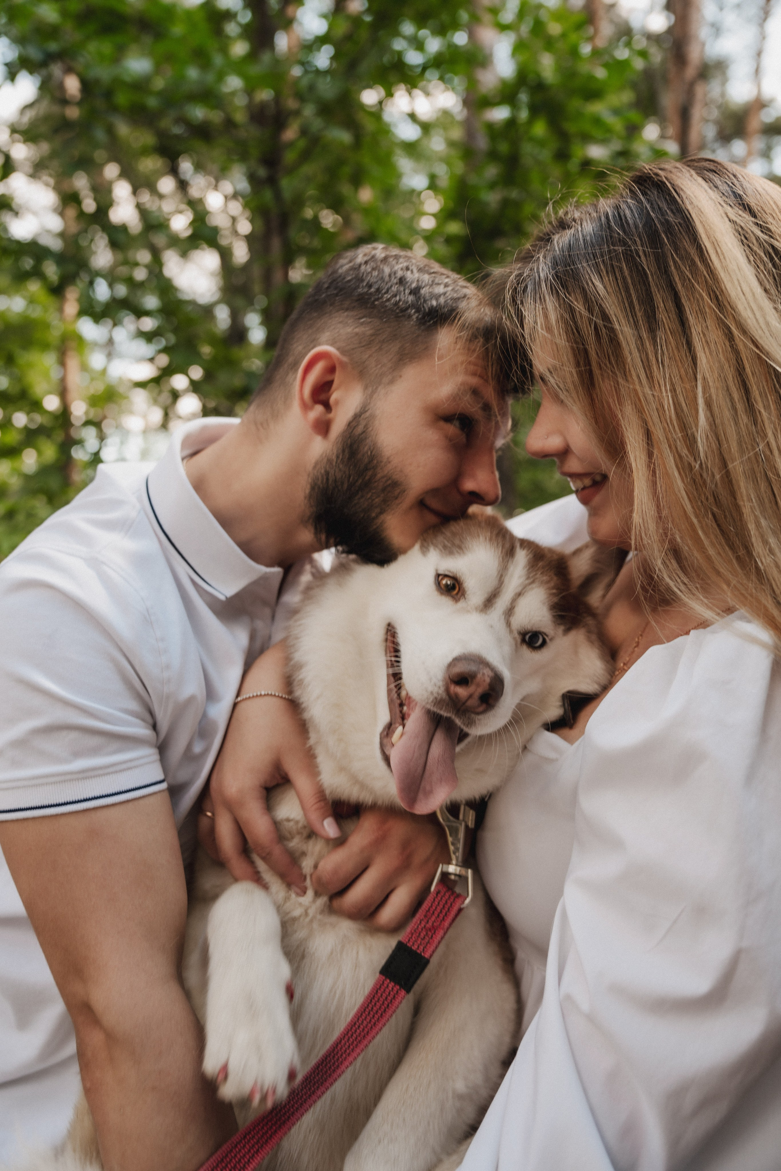 Дарья ♡ Максим ✧ Чоки — История любви, когда в семье есть хаски. Свадебный и портретный фотограф в Москве, Светлана Янковая