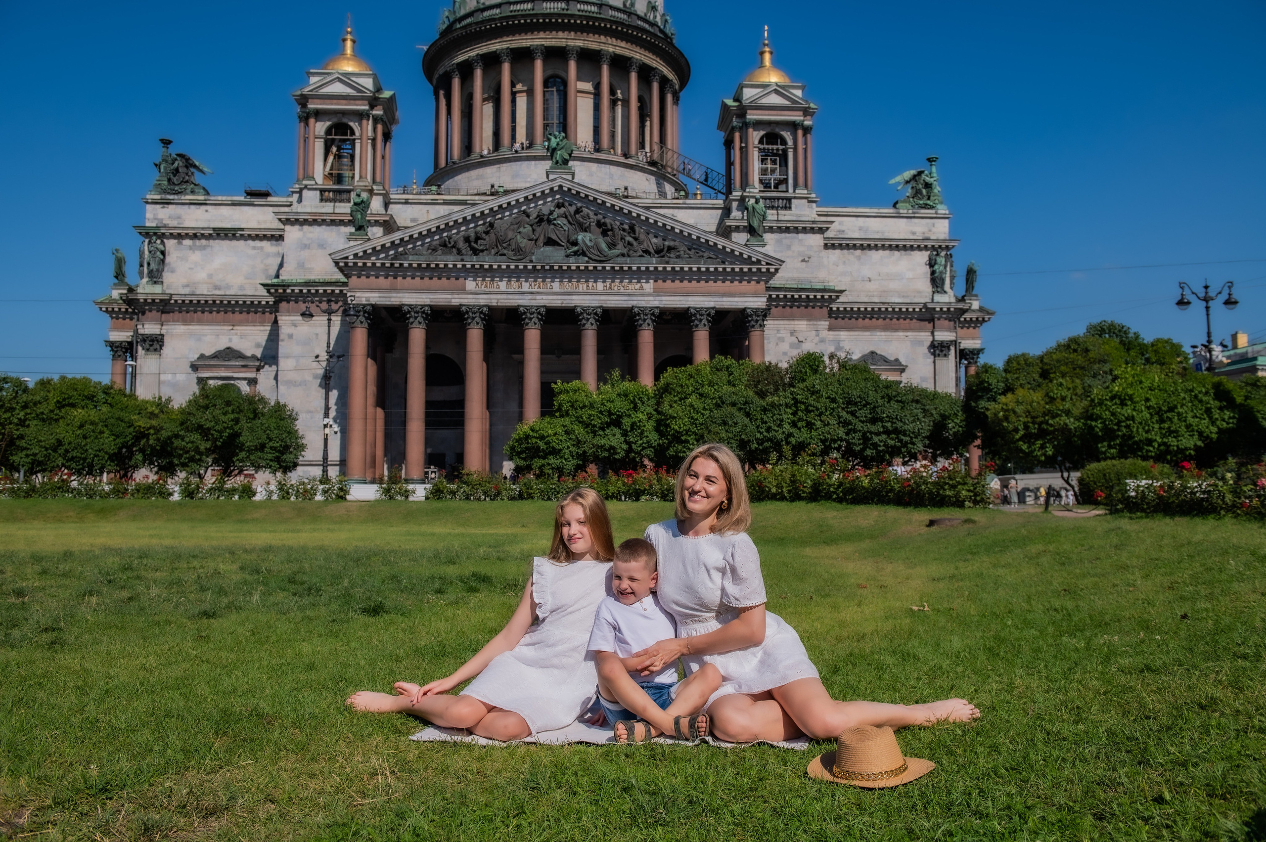 Семейная на Исаакиевском Соборе. Свадебный и семейный фотограф в Санкт-Петербурге — Мария Черепанова