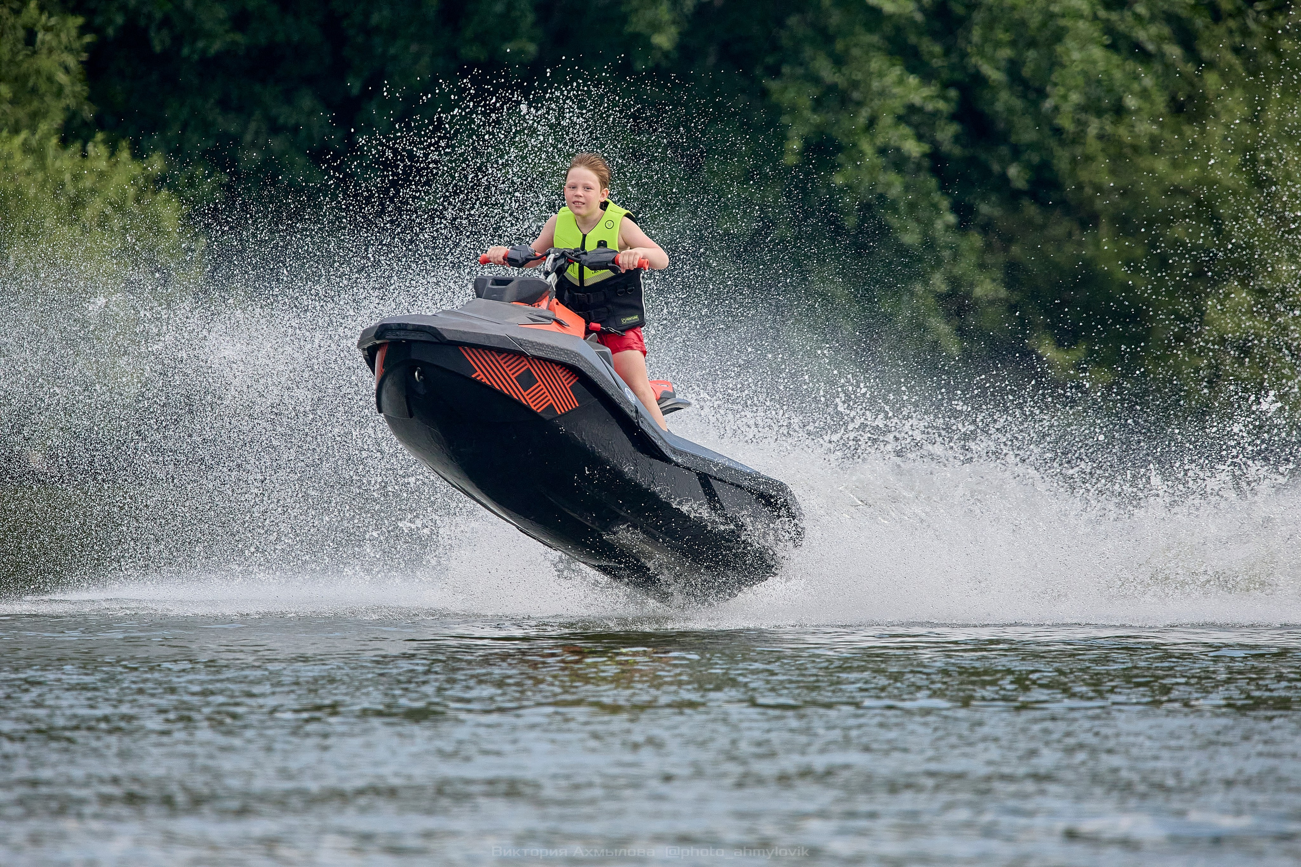 Аквабайки на Северке. Виктория Ахмылова. Фотограф в Москве