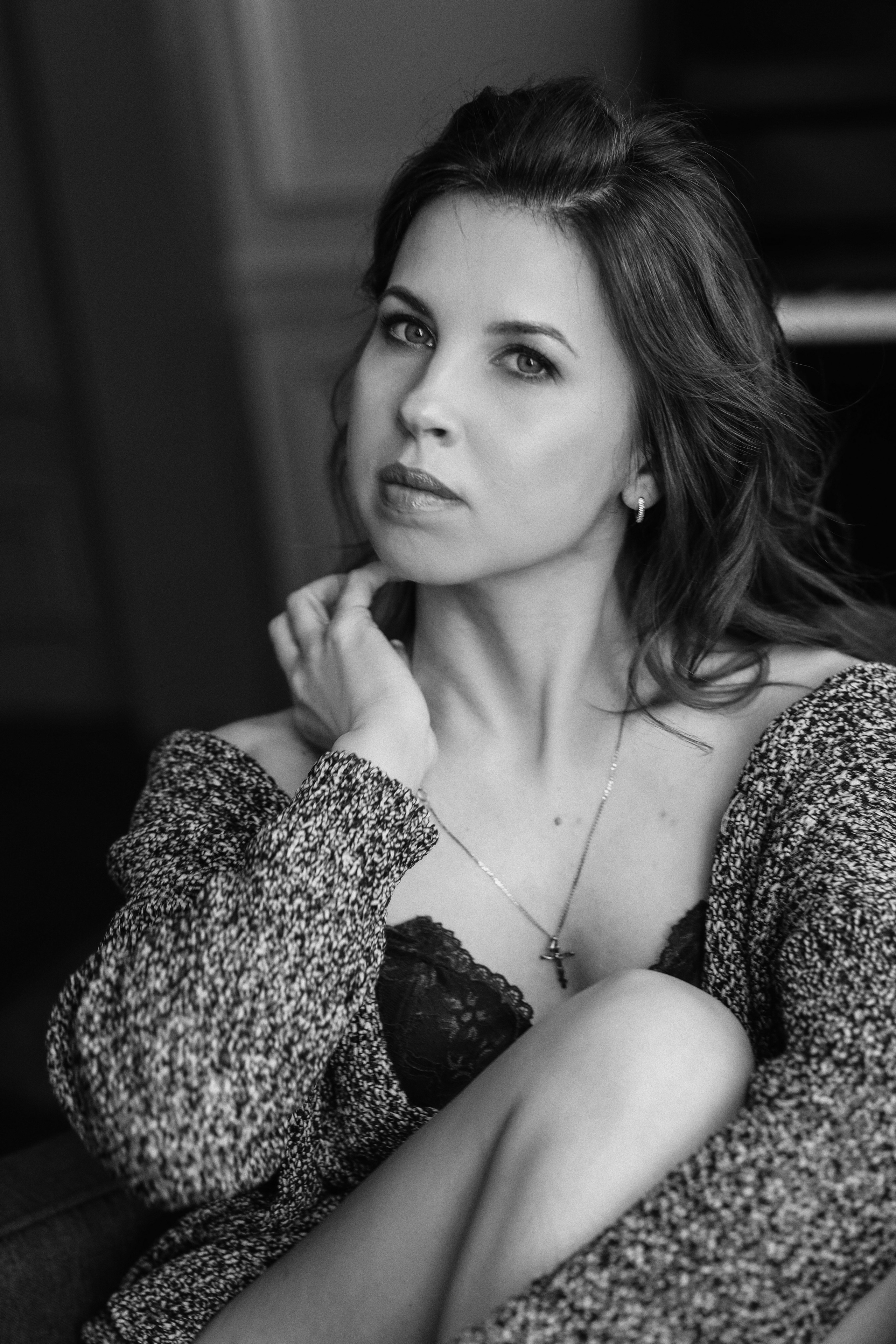 Черно белый чувственный портрет в Хабаровске. Фотограф чувственного портрета в Санкт-Петербурге Светлана Фролова