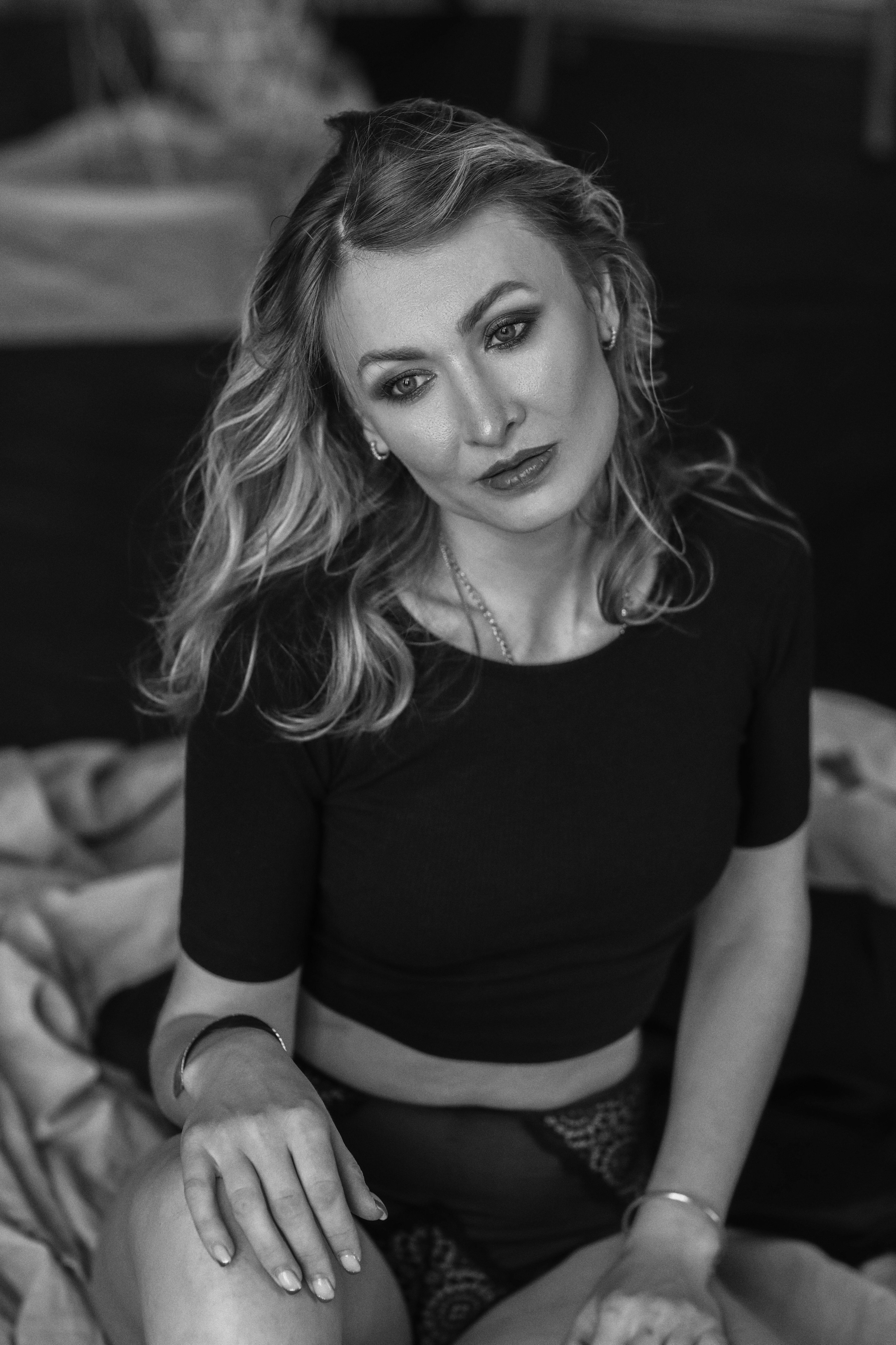 Черно белое фото женский портрет Хабаровск. Фотограф чувственного портрета в Санкт-Петербурге Светлана Фролова