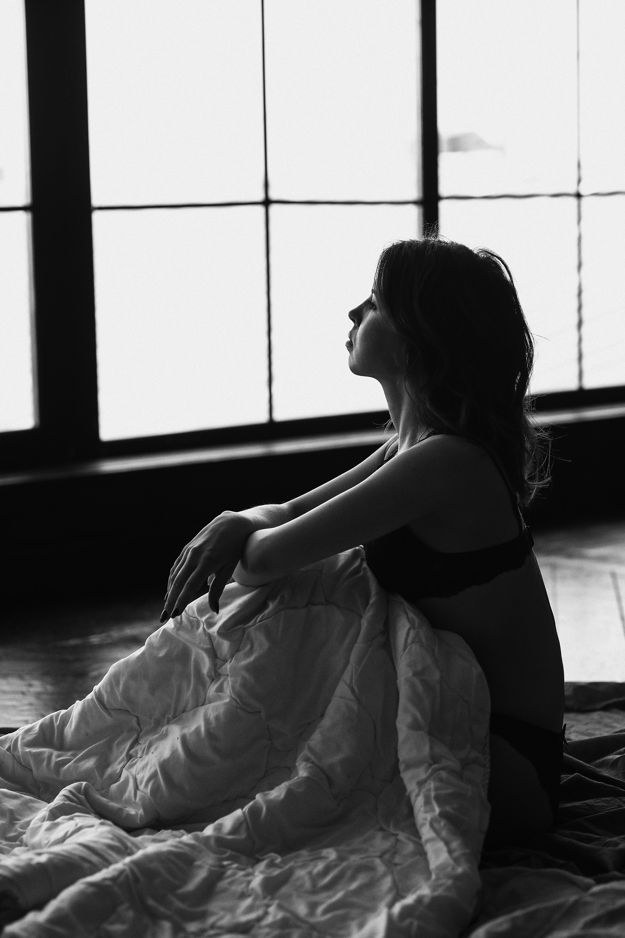 Черно белый чувственный портрет в Хабаровске. Фотограф чувственного портрета в Санкт-Петербурге Светлана Фролова