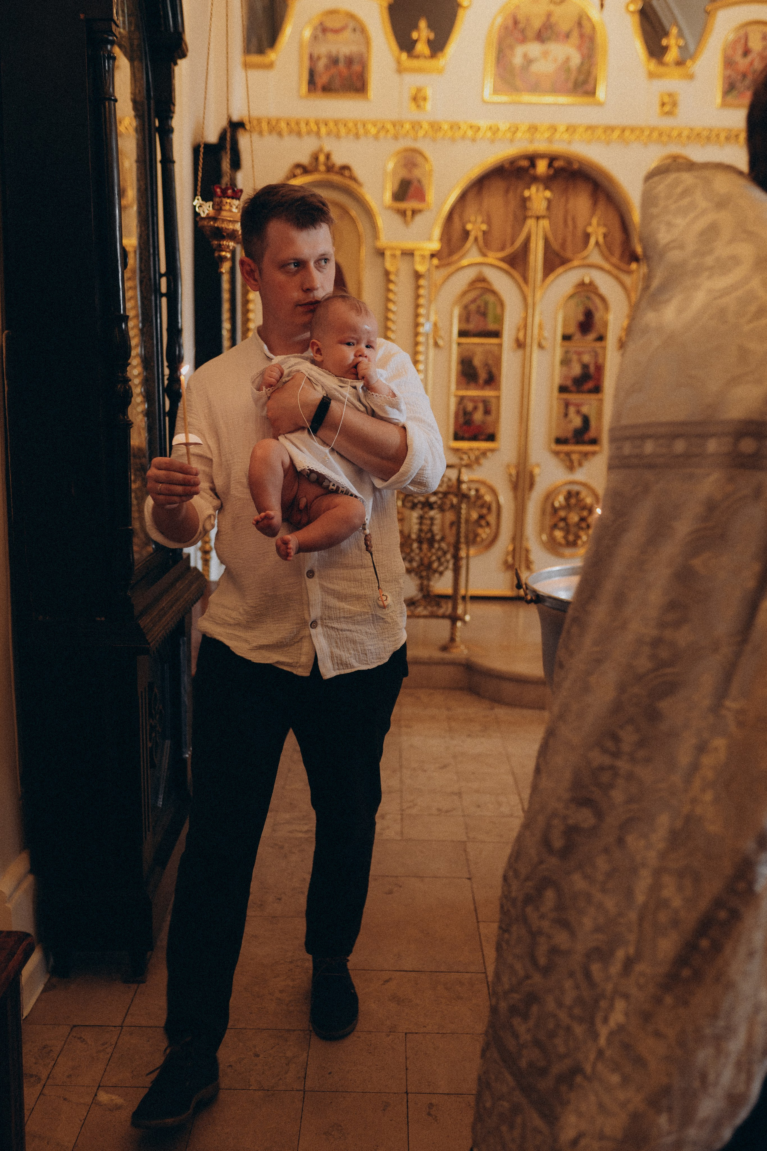 Крещение Димы. Фотограф Торопец Кристина Абрамова Kanwellia photography