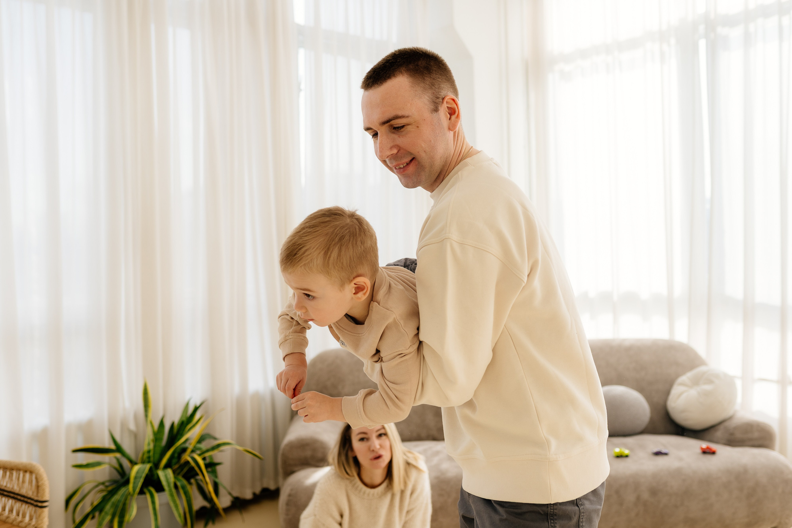 Ольга, Дмитрий и Ваня. Свадебный фотограф в Москве Анна Полушина