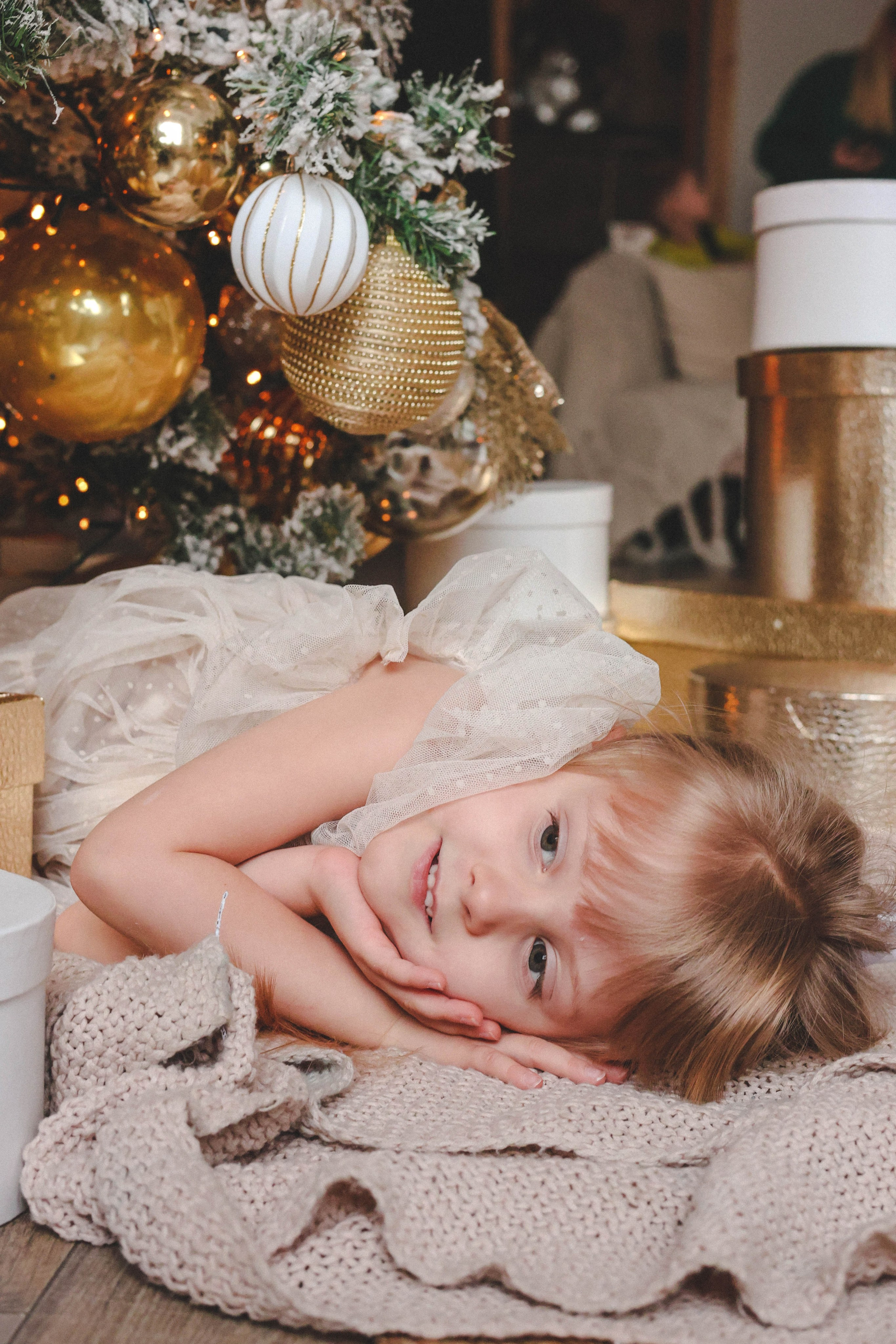 Новогодняя история «Кира и ее семья». Фотограф в Москве Анастасия Калинина