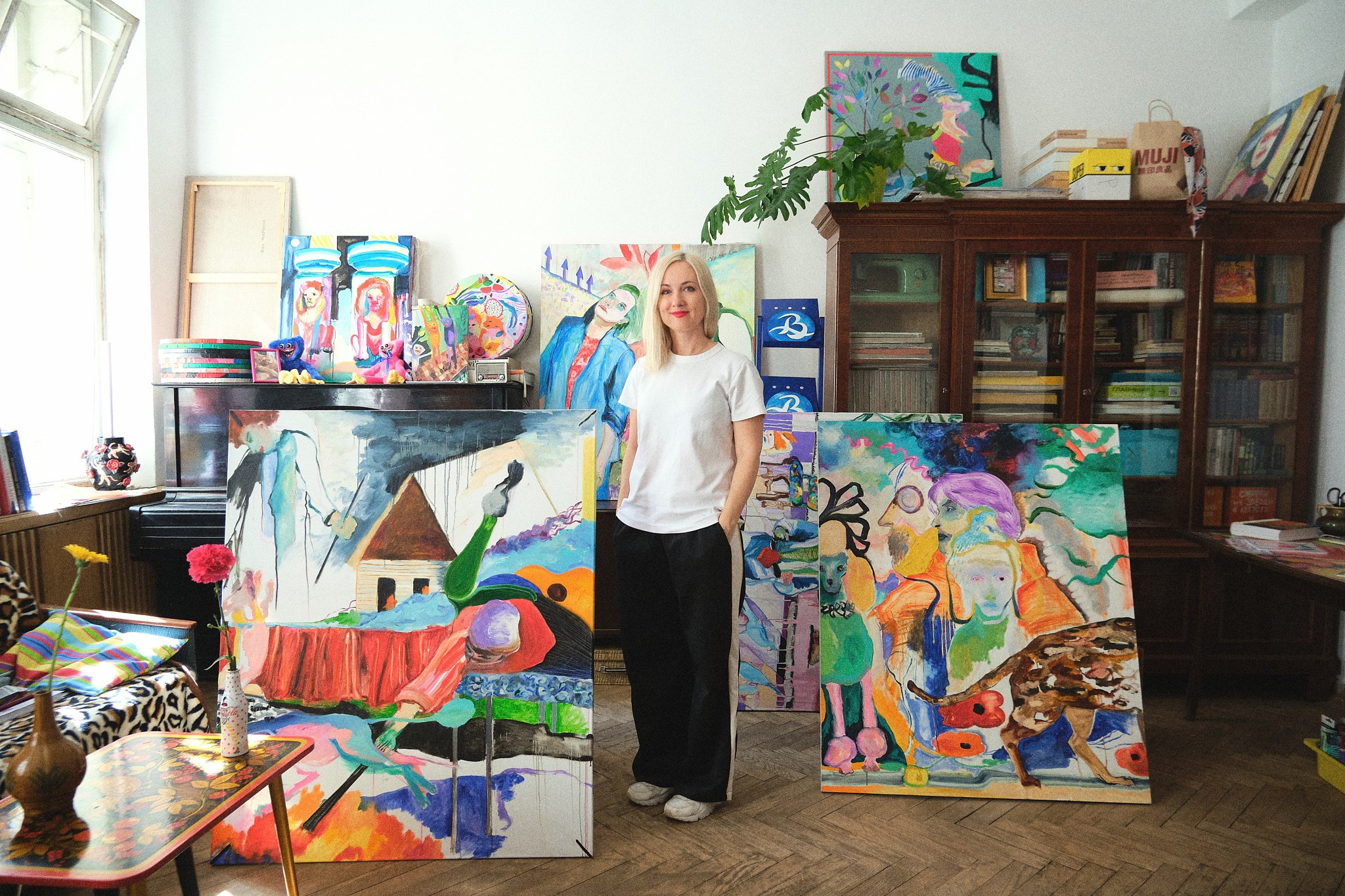 В мастерской у Ники Черневой. Портретный и репортажный фотограф в Москве Острикова Анастасия