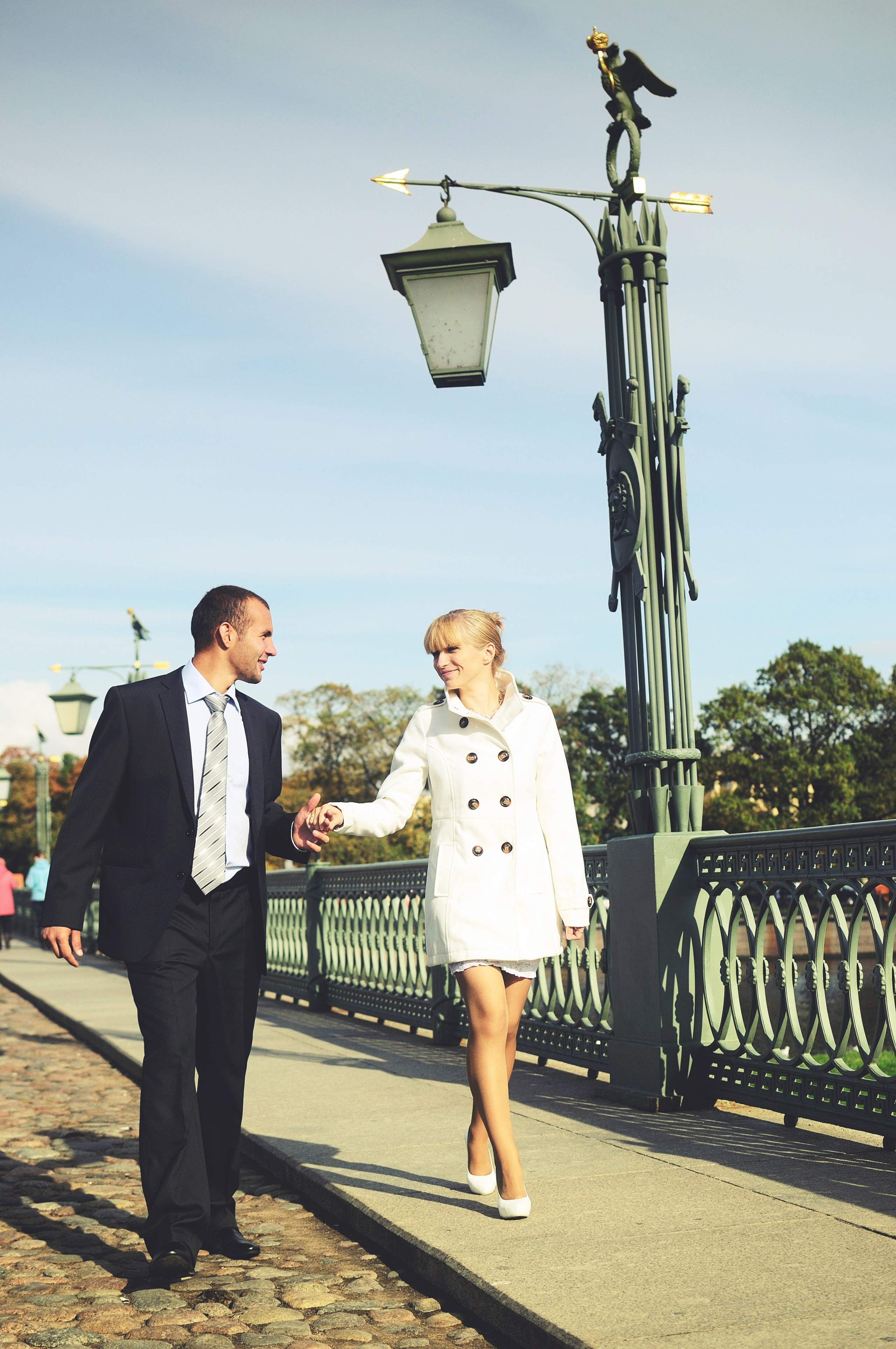 Свадебная фотосессия в Санкт-Петербурге, Стрелка Васильевского острова