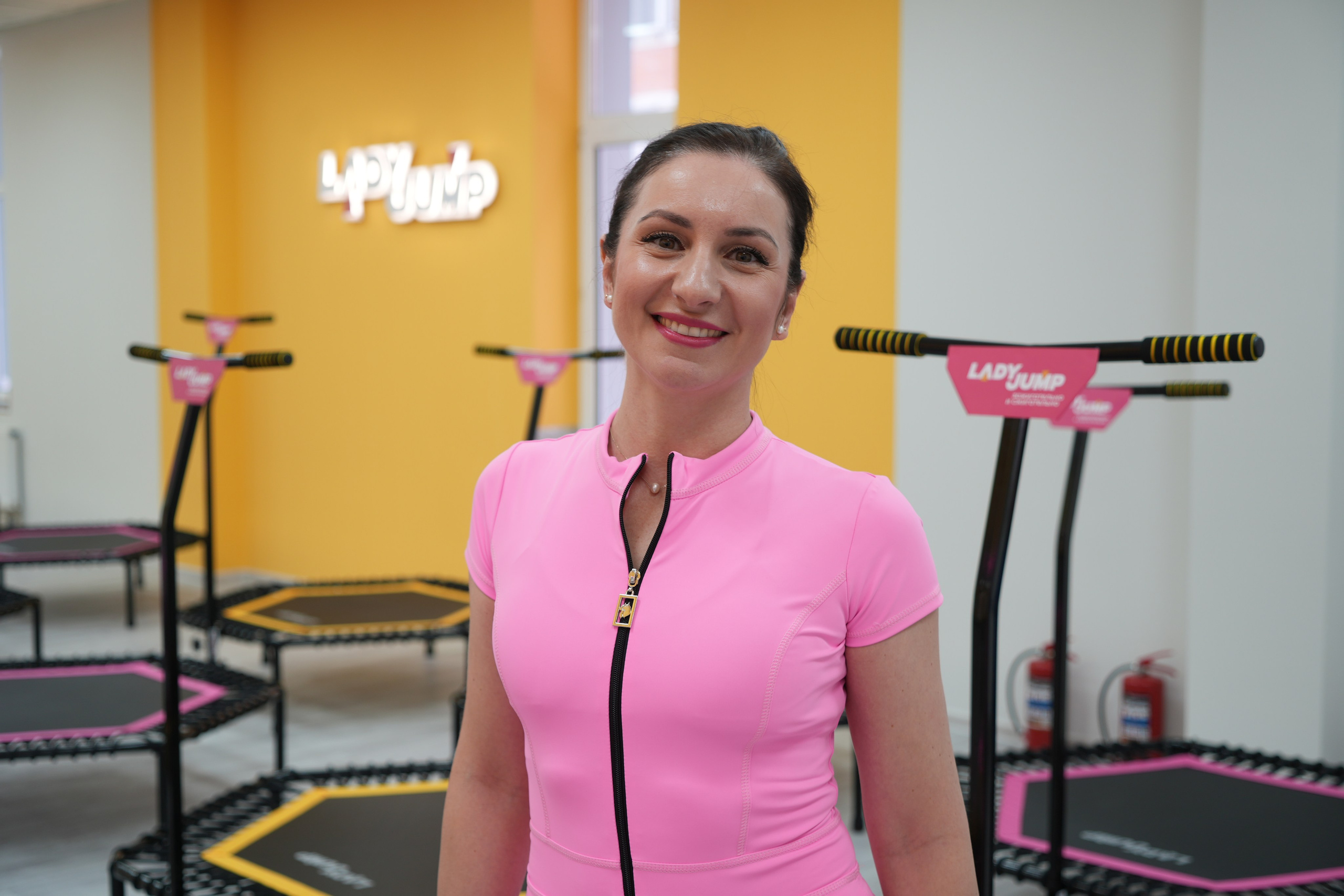 Открытие батутного центра «Lady Jump». Видеограф и Фотограф в Москве