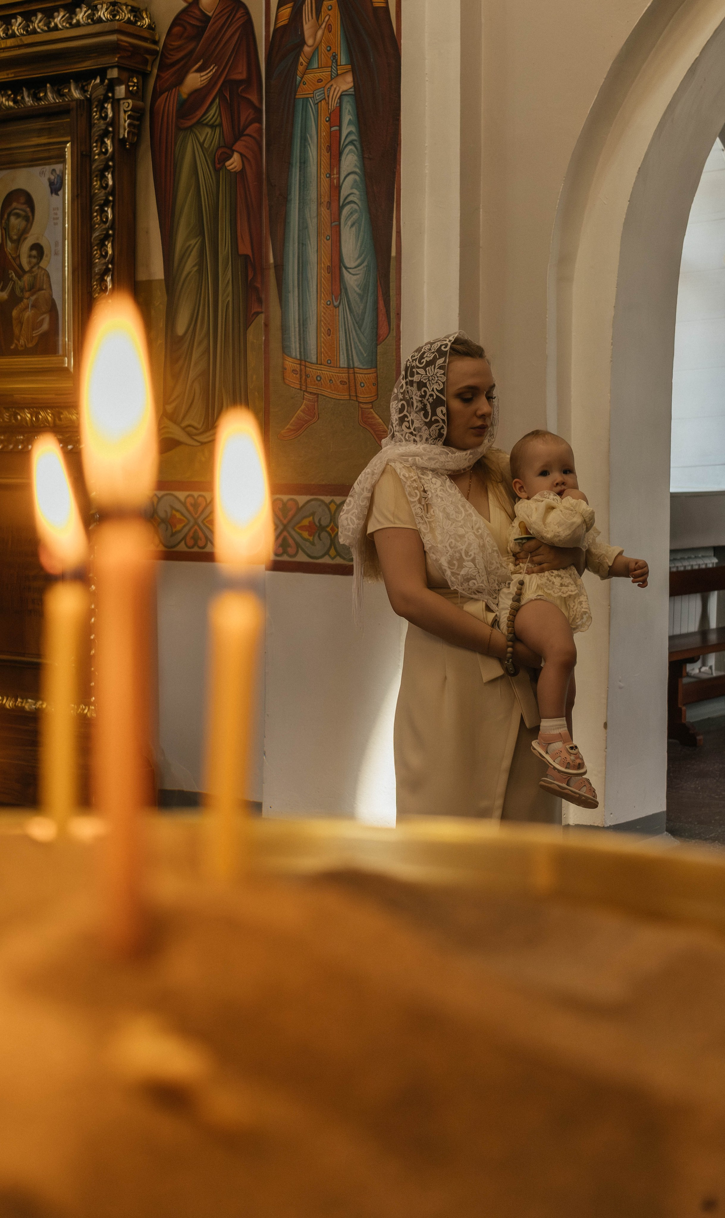 Крещение. Фотограф Ксения Соколова — портретная, свадебная и семейная съемки в Барнауле