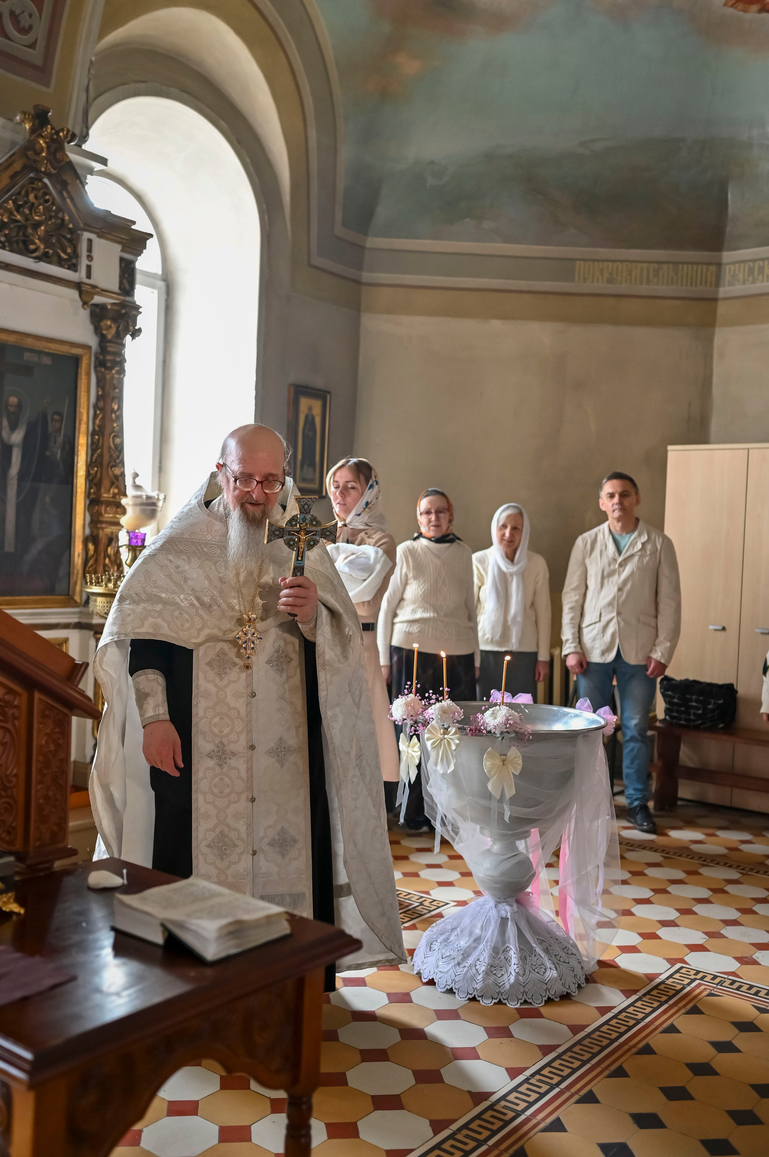 Крещение Эмилии. Семейный фотограф в г. Воскресенск Наталия Молева