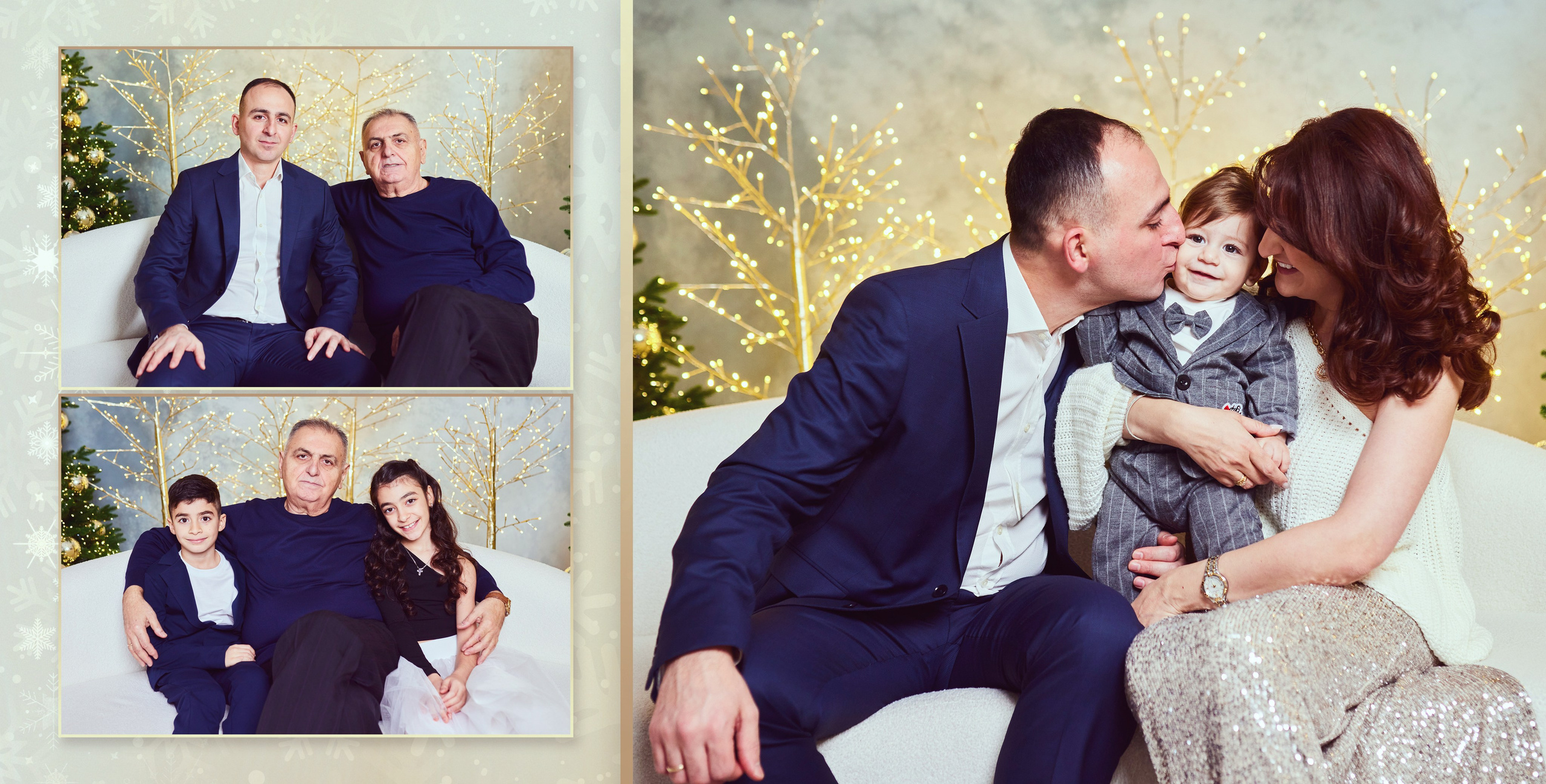 Красивая семья с тремя детками. Фотохудожник Наталия Кирсанова