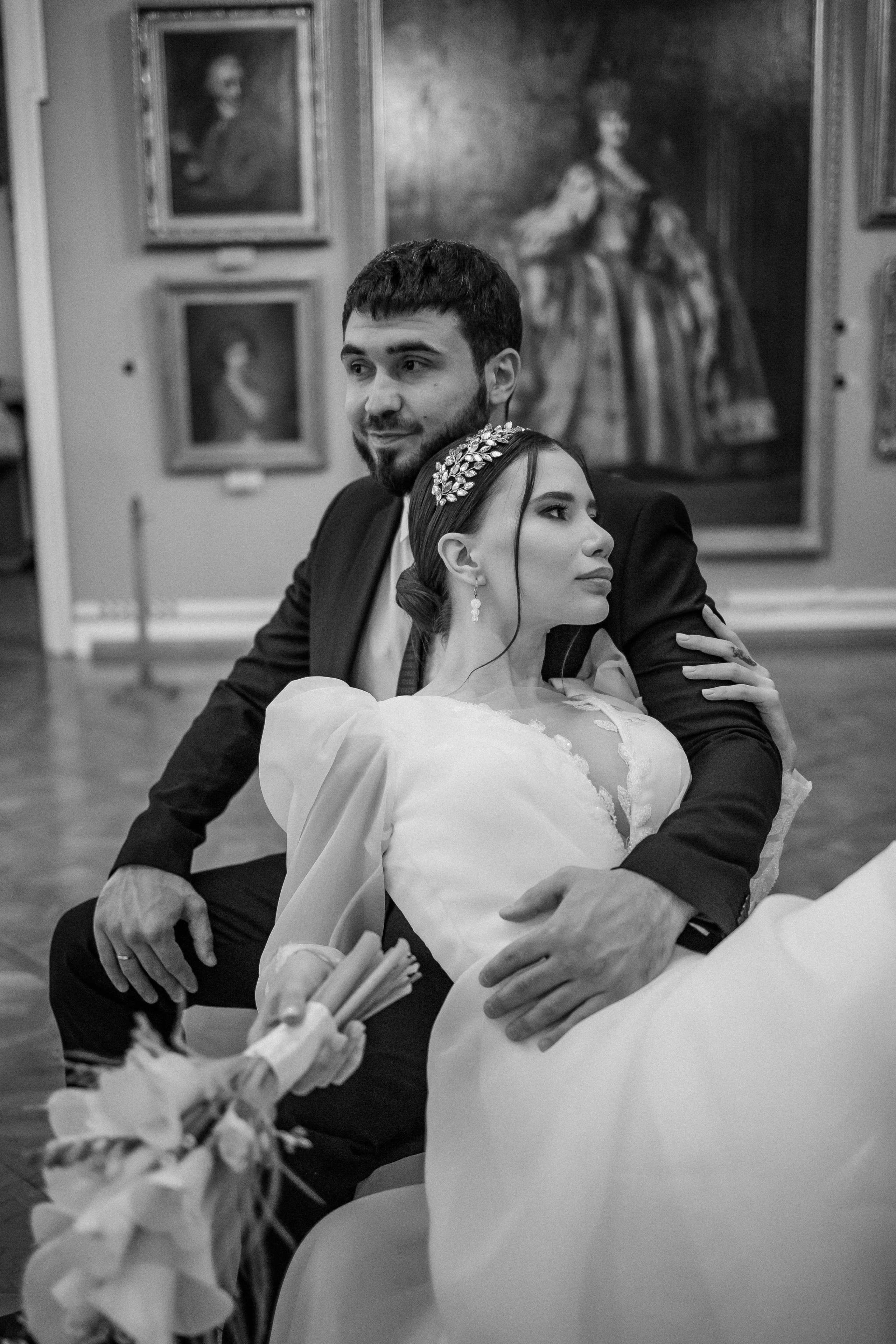 Любовь в Музее. Александр и Ульяна. Свадебная фотография. Арина Рубах