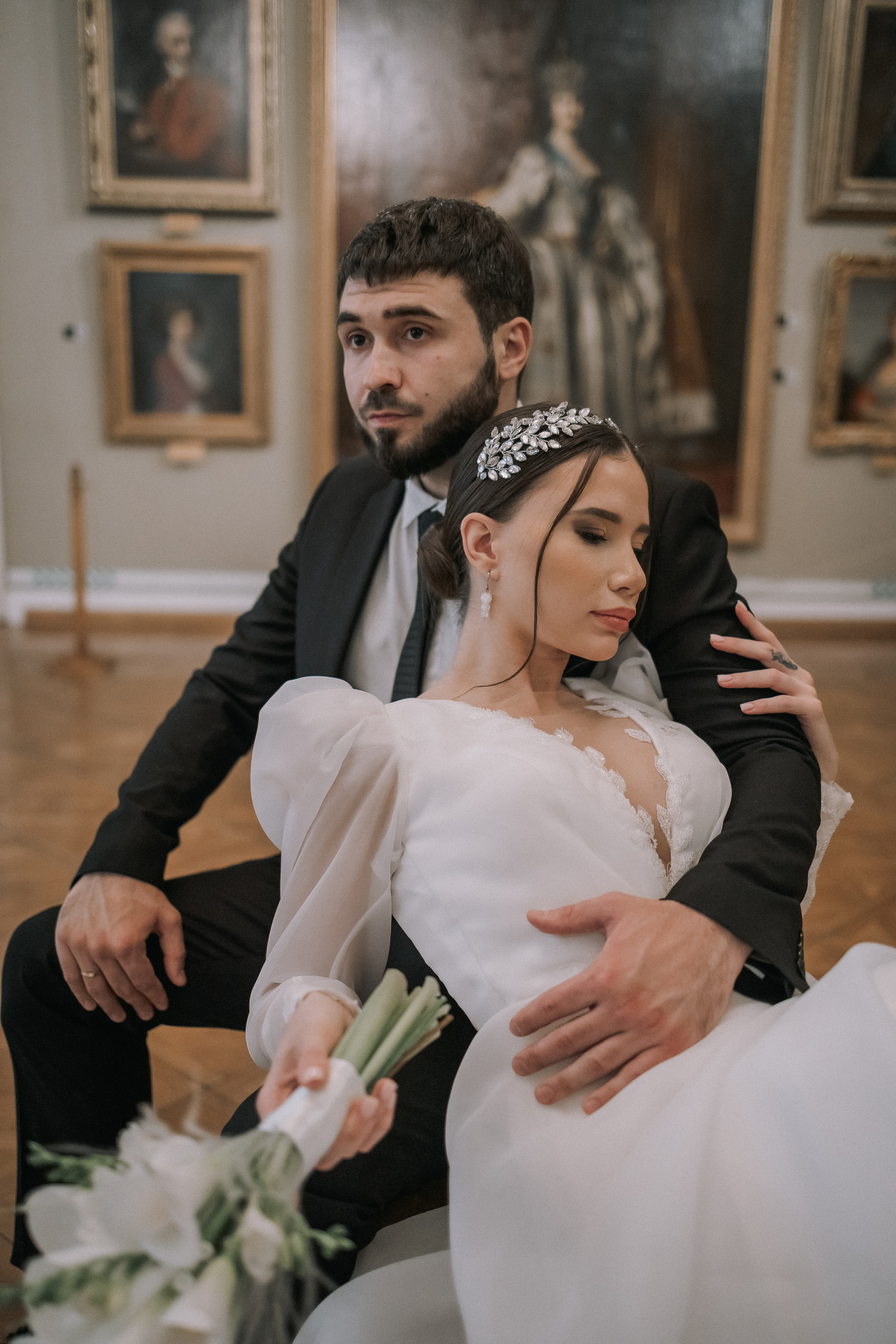 Любовь в Музее. Александр и Ульяна. Свадебная фотография. Арина Рубах