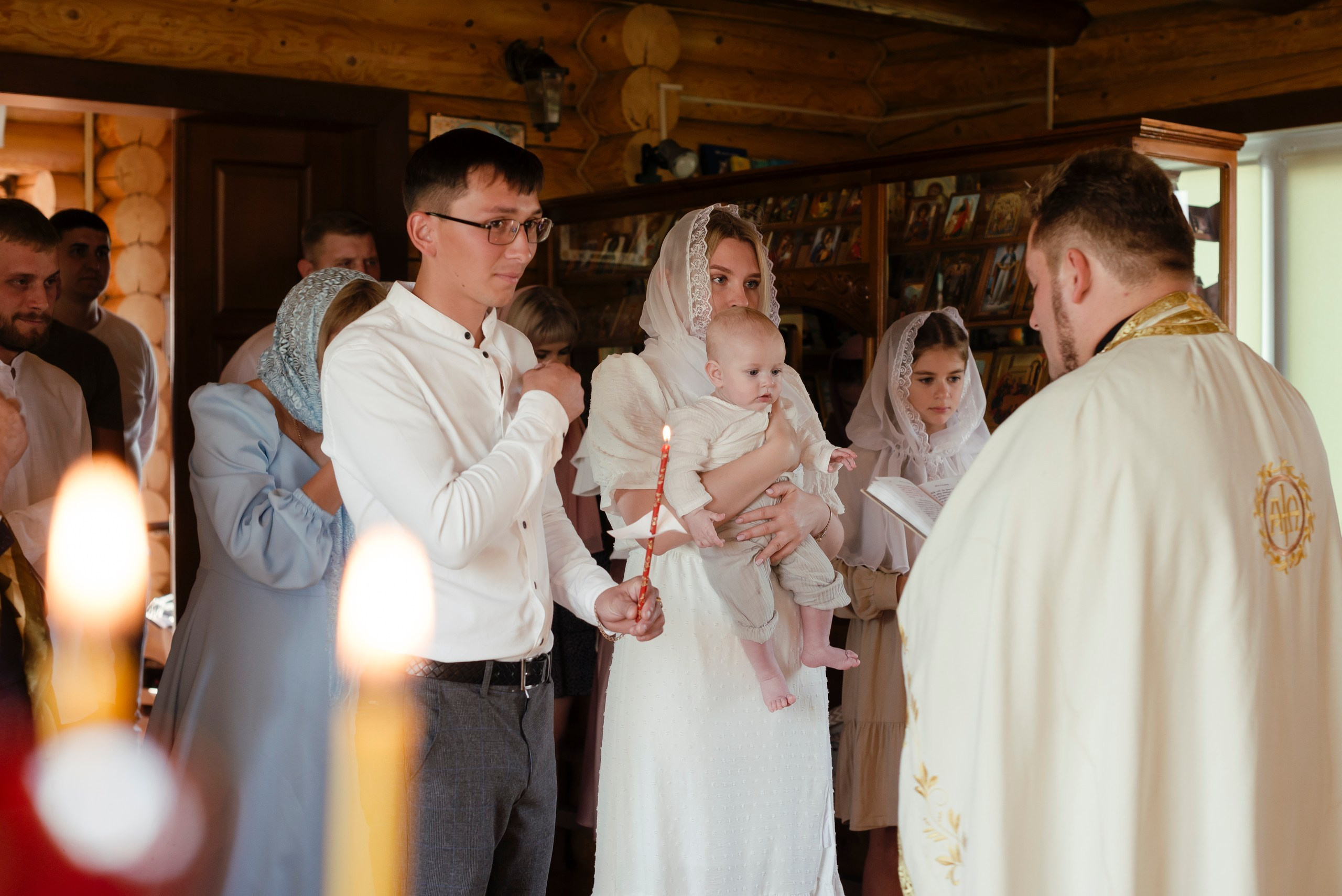 Таинство Крещения. Фотограф Дарья Семина