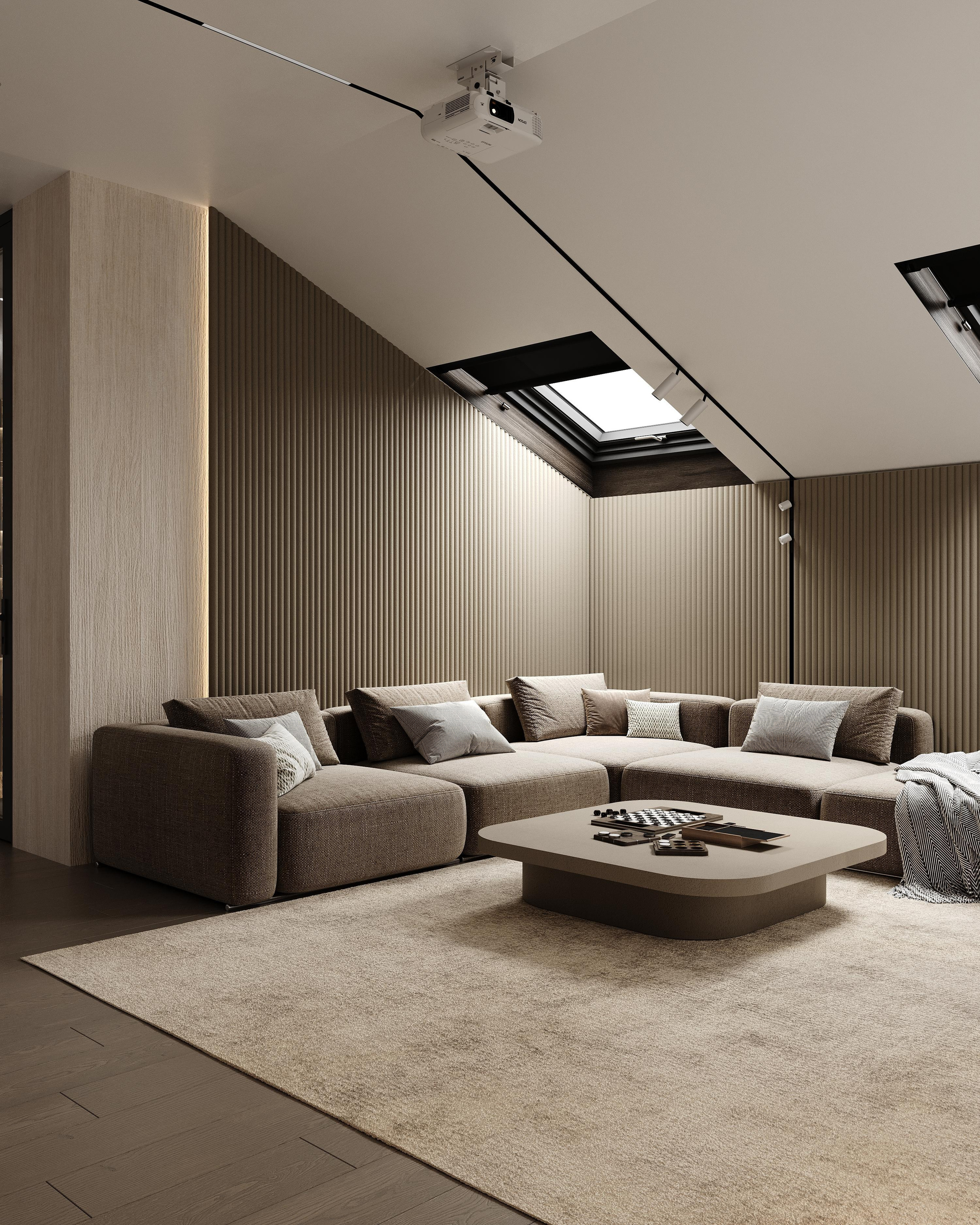 Чердачный этаж. Дизайнер интерьера Еремина Юлия