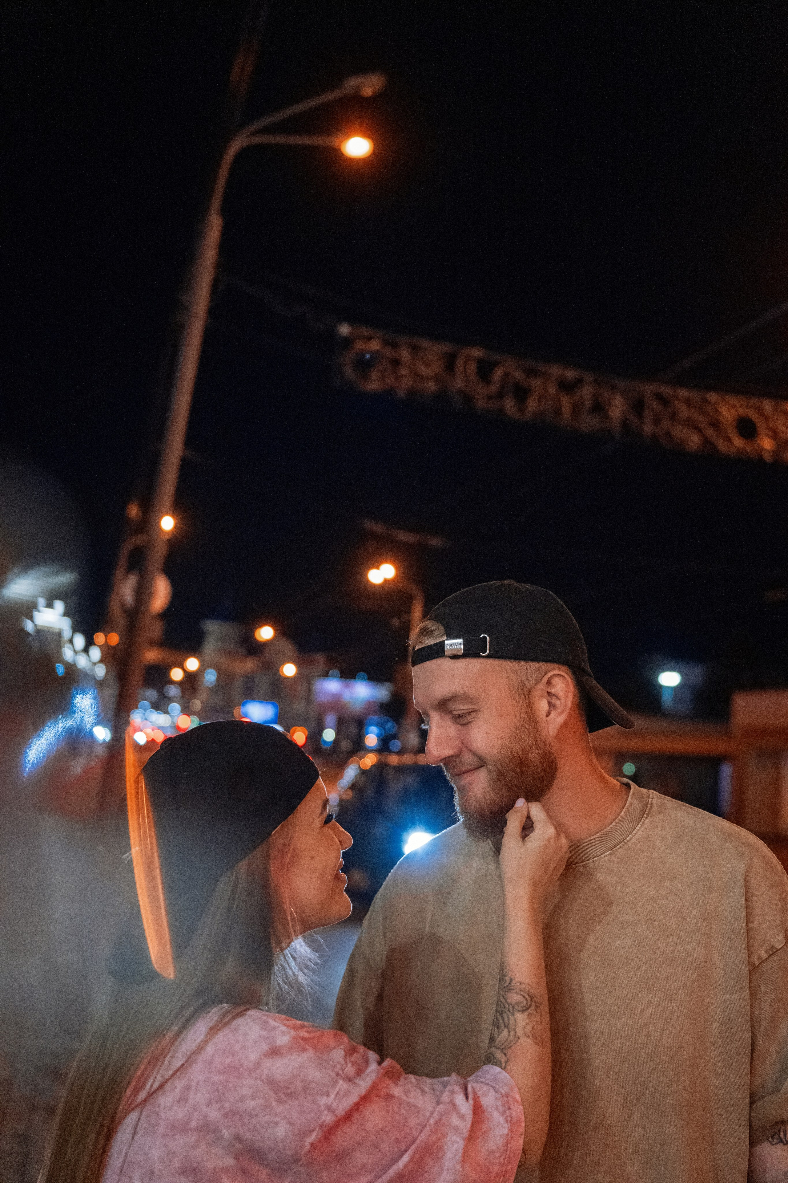 Вика и Дима. Ночной город. Яна Орехова. Фотограф в Томске