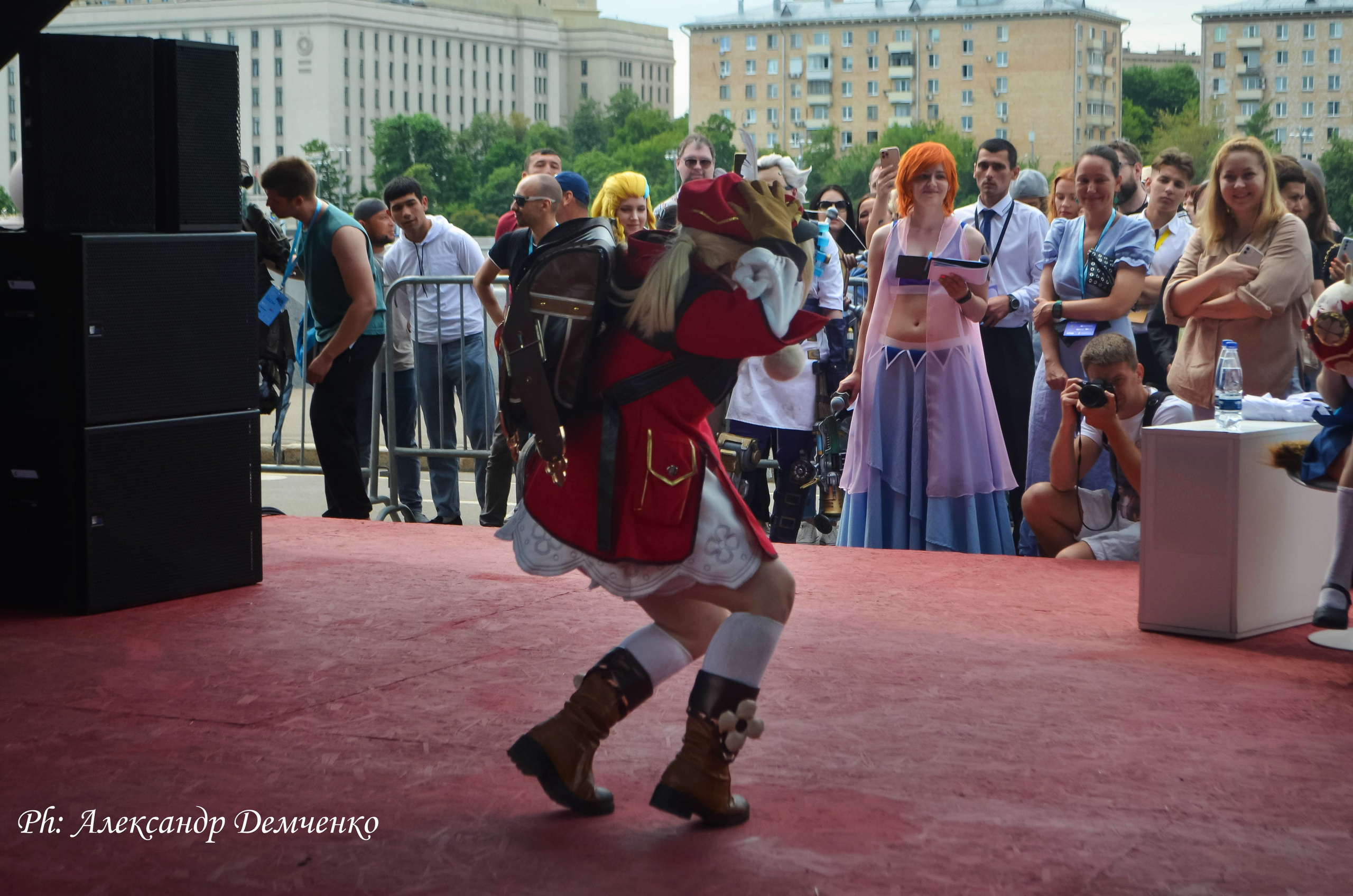 Фотосессия сцены в Москве на разных репортажных мероприятий