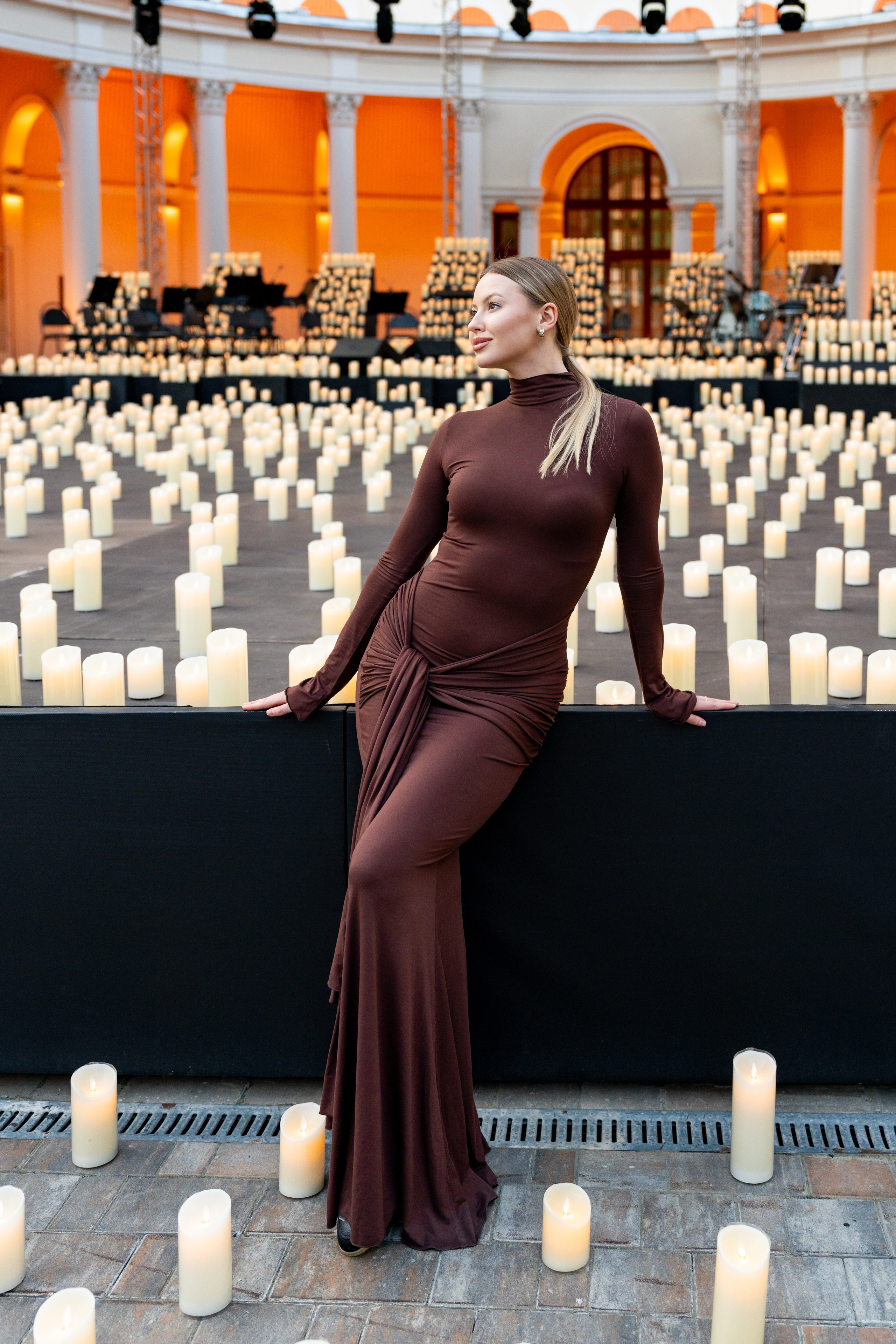 Симфонический оркестр Lumisfera при свечах. Фотограф Никита Комаров