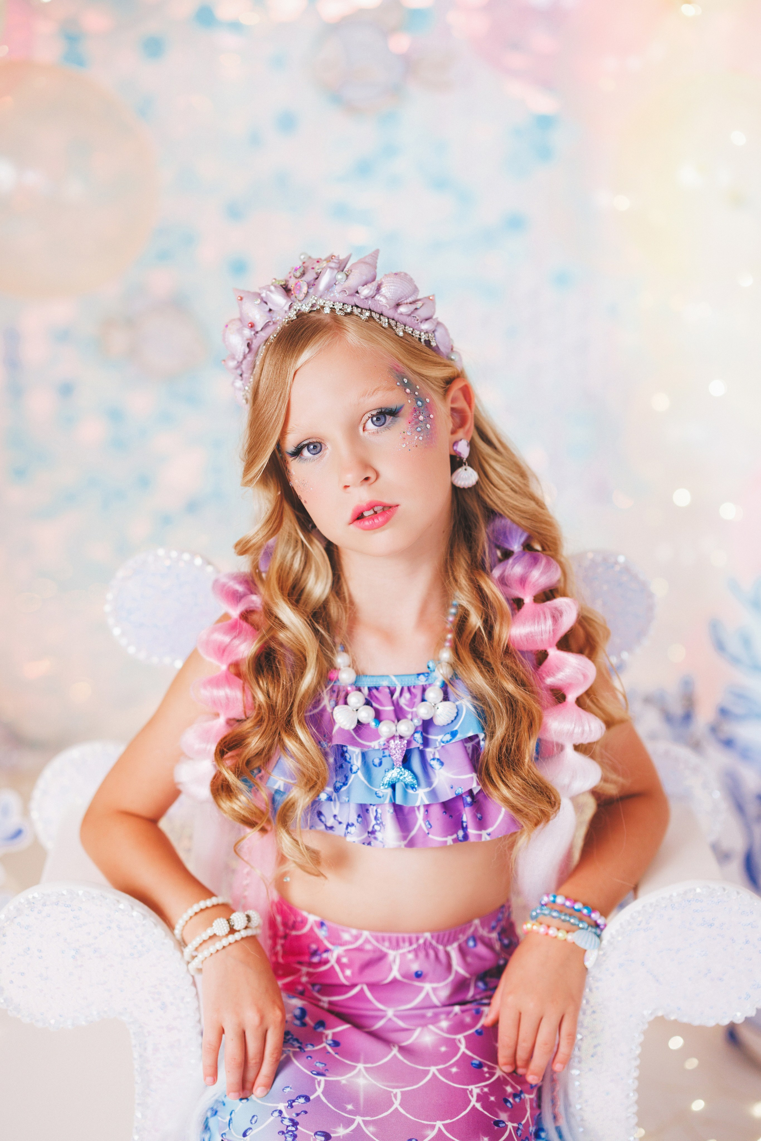 Детская фотосессия в образе «РУСАЛОЧКА», город Краснодар. Семейный и детский фотограф в Краснодаре Анна Трашкова