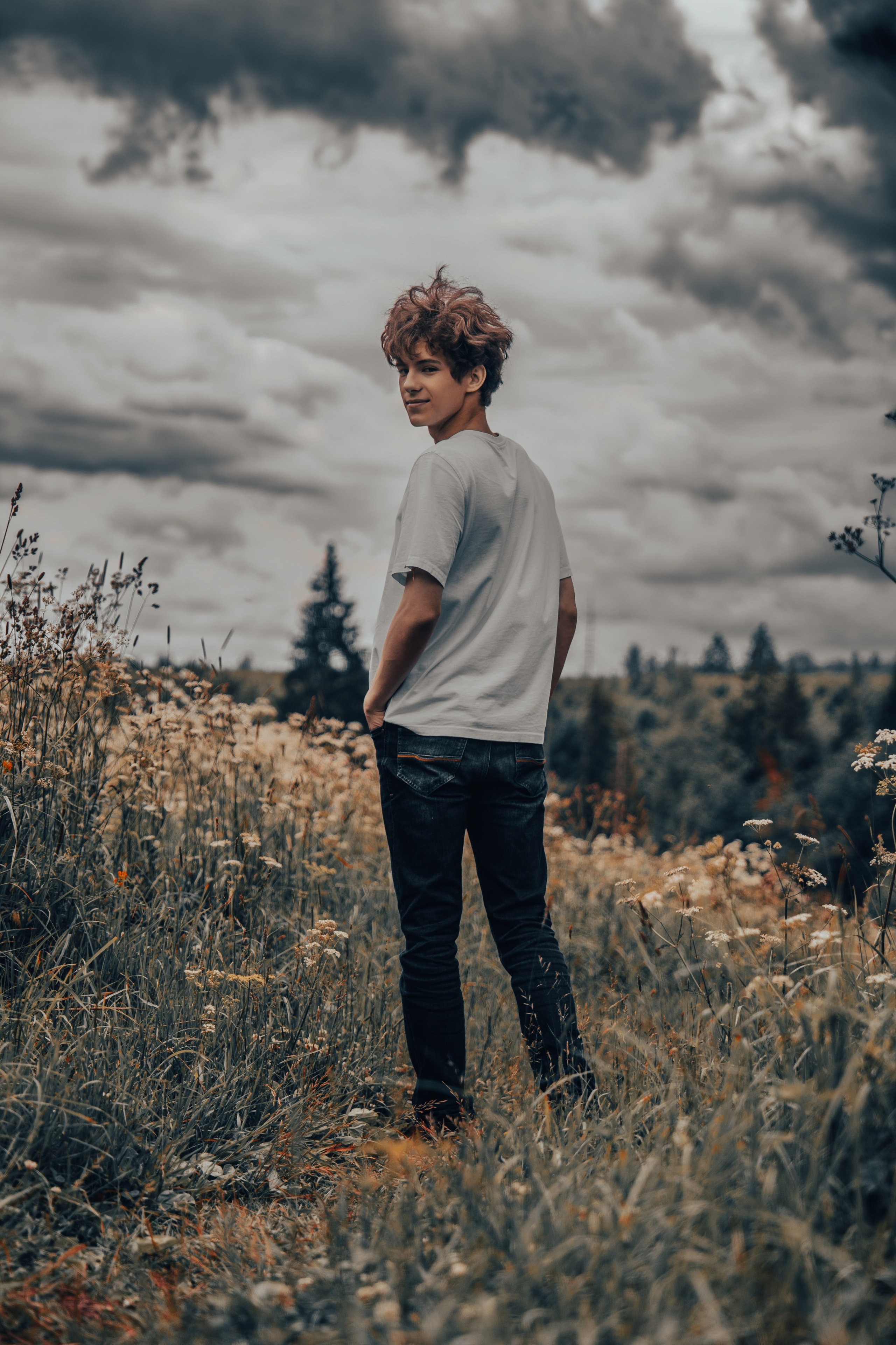 Фотосессия в поле. ТриМедиа Продакшн