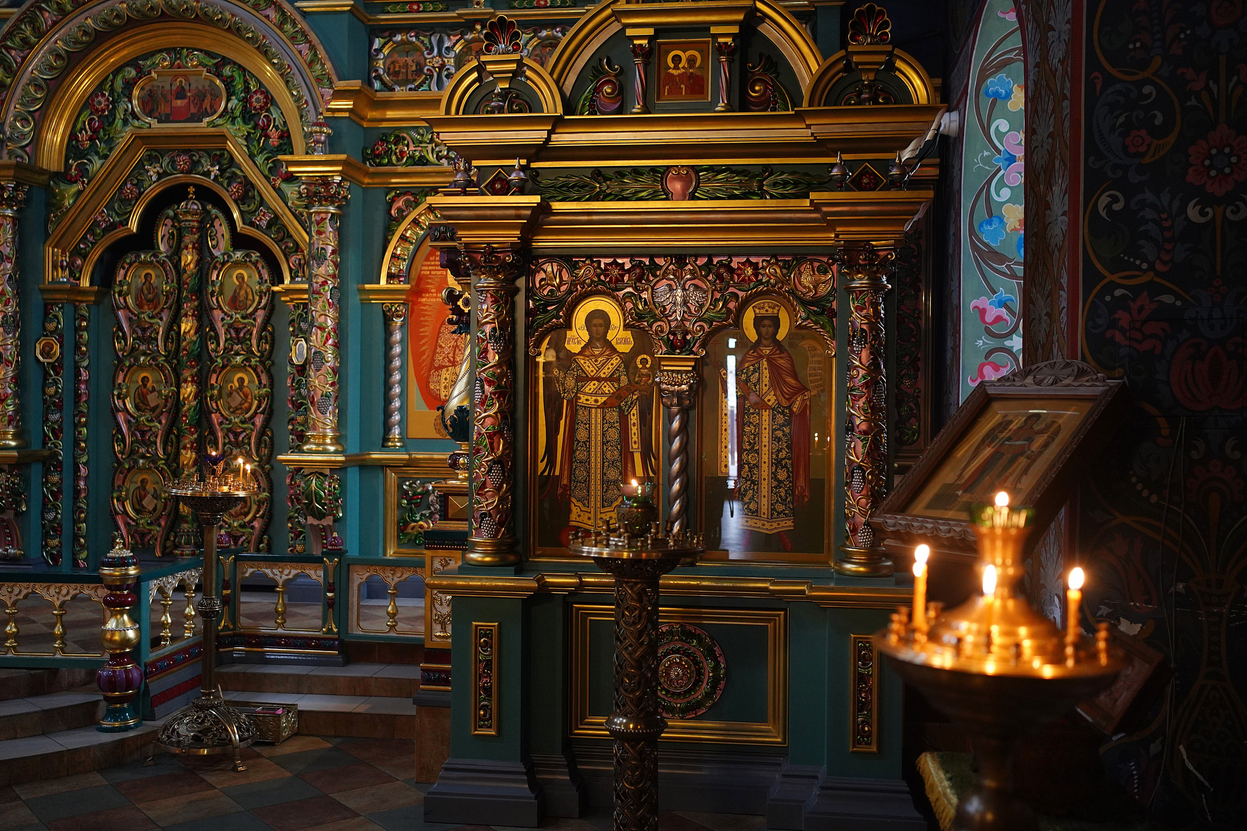 Съемка Таинства Крещения в храме Архангела Михаила в д. Станиславль. Семейный и детский фотограф в Москве Екатерина Офицерова