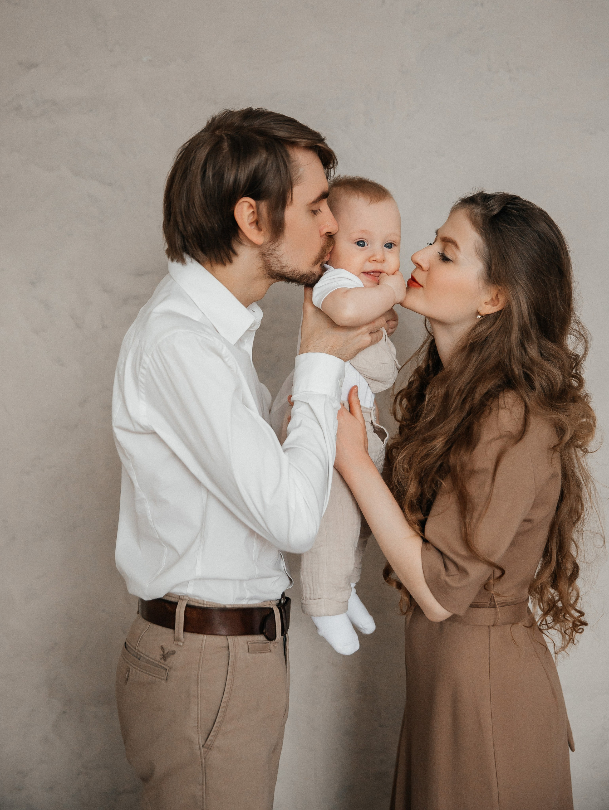 Новогодняя (мама, папа, сын и дедушка). Фотограф текстиля в Москве Ольга Иванова