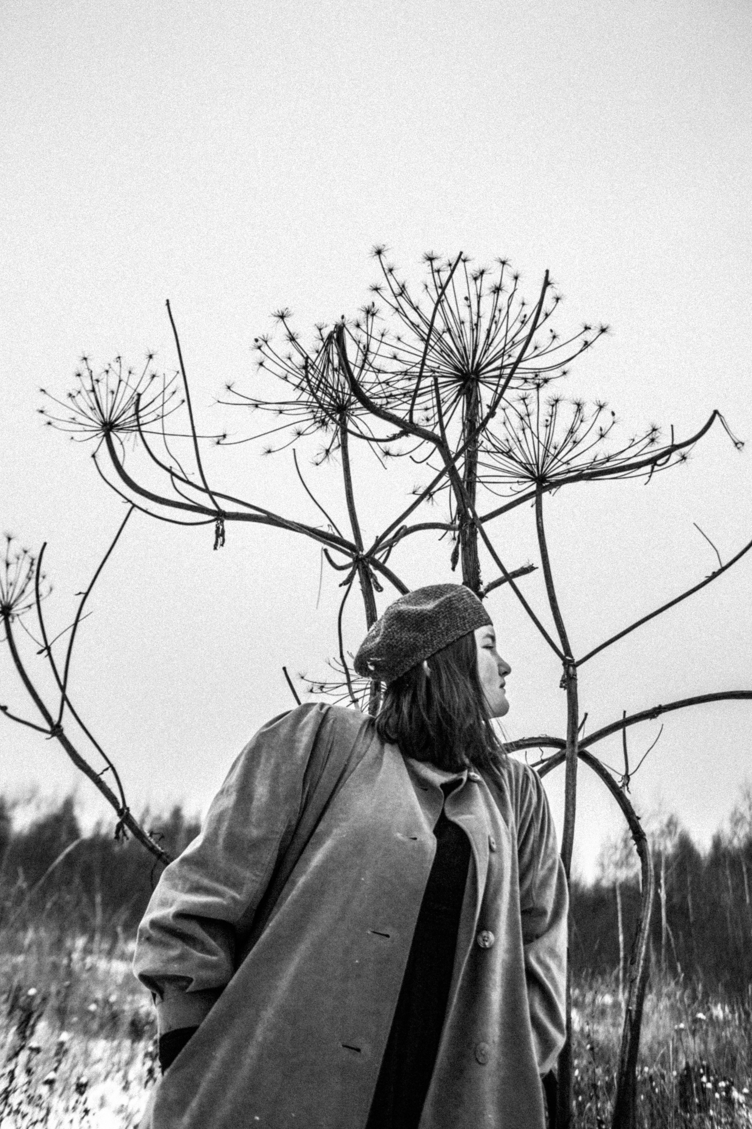 Олеся. Зимнее поле. Фотограф в Нижнем Новгороде