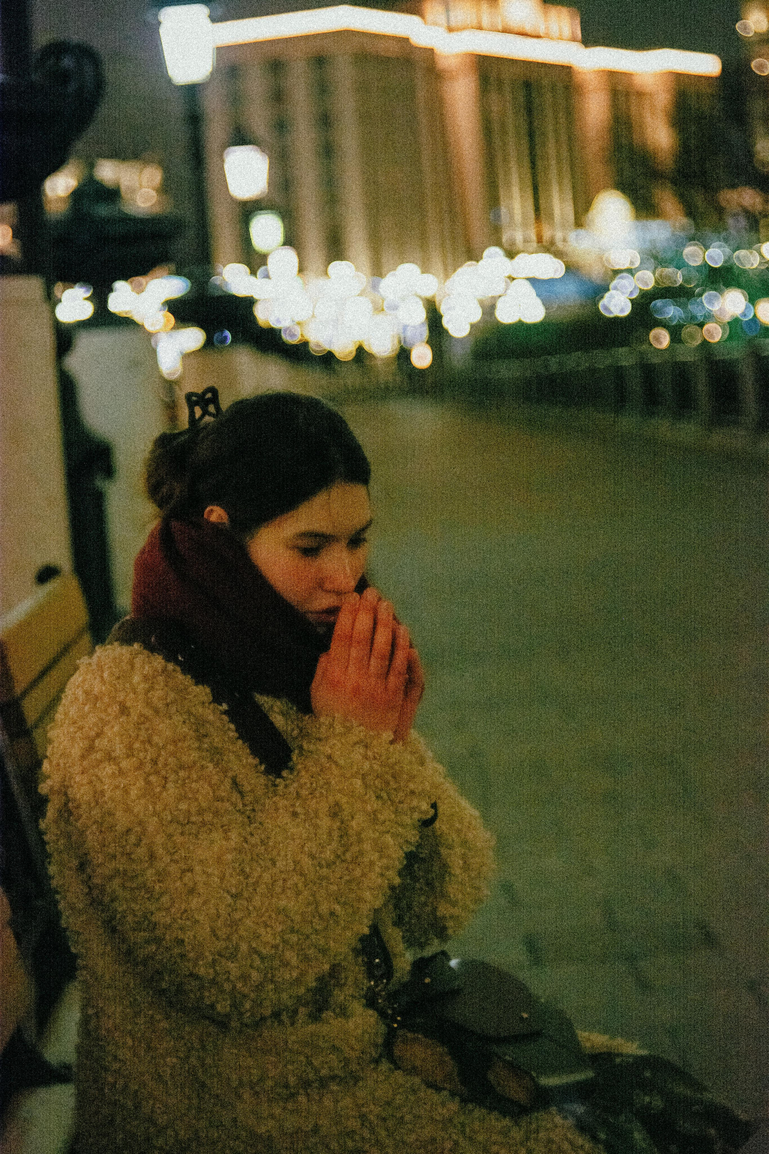 Зимний ночной город. Фотограф, фотопрогулки в Москве Наталья Стриженко