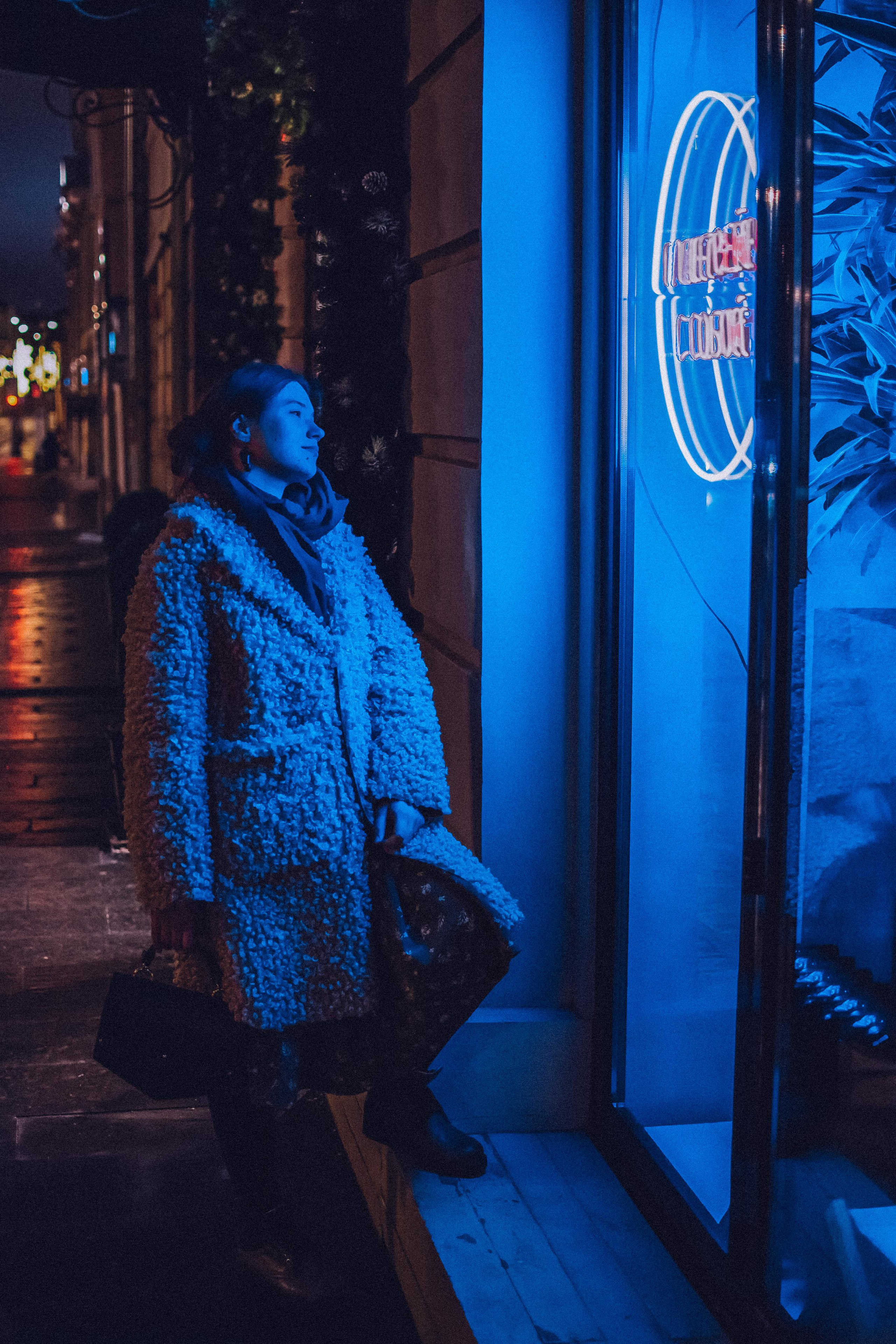 Зимний ночной город. Фотограф, фотопрогулки в Москве Наталья Стриженко