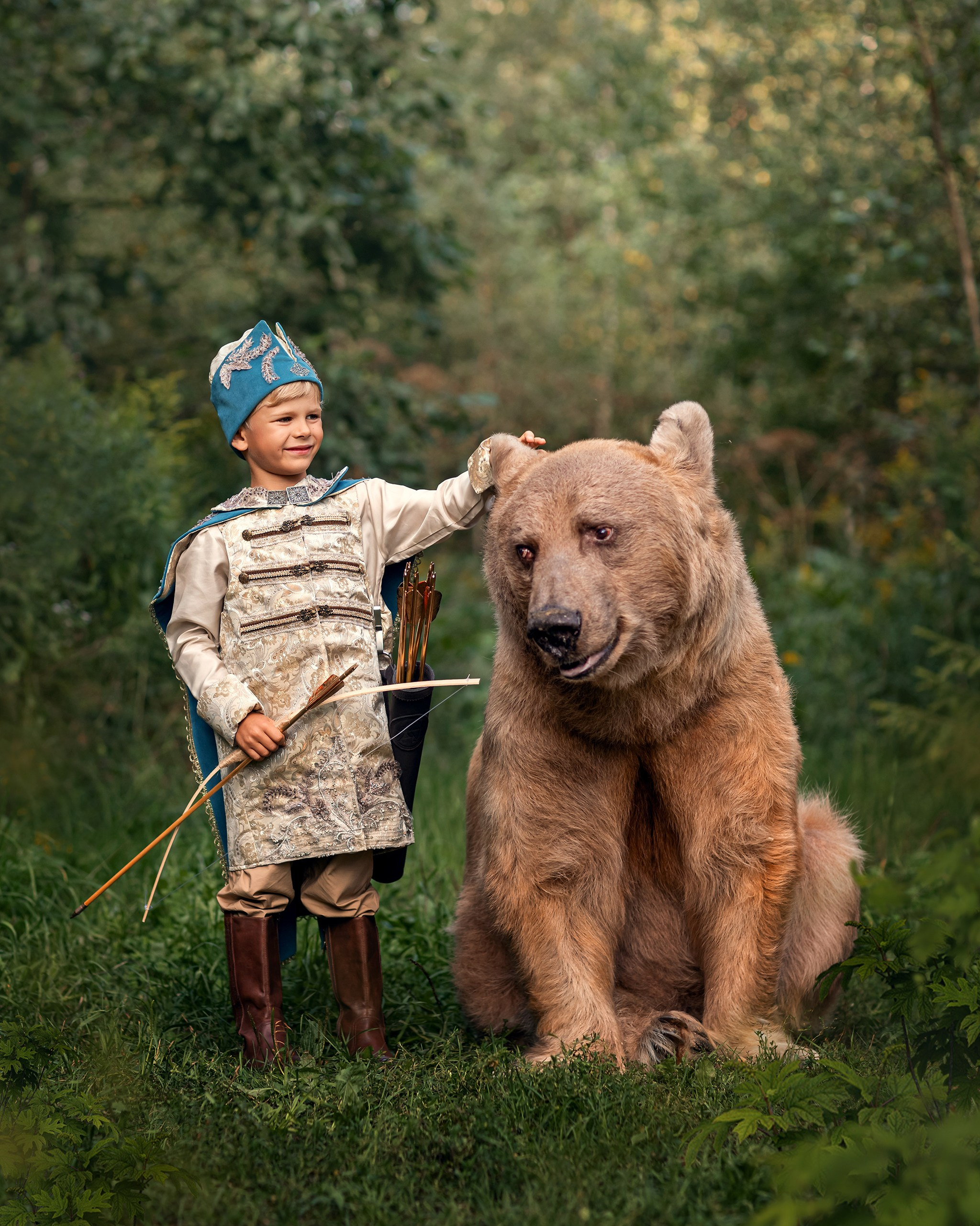 Семейная съемка с животными. Детский и семейный фотограф Елена Михайлова в Москве