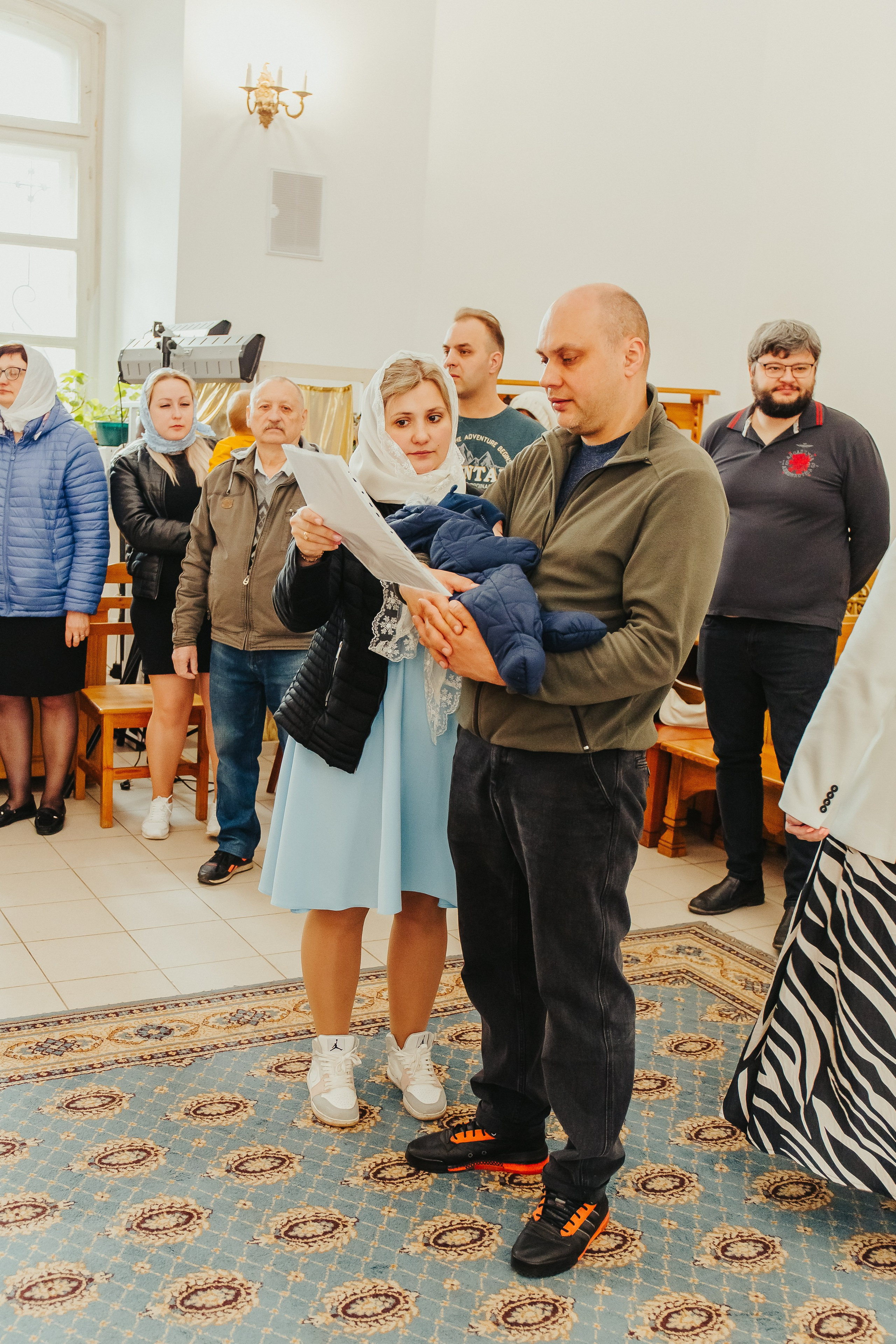 Фотосъемка крещения ребенка. Фотограф новорожденных и детский в Сергиевом Посаде Кругликова Юлия