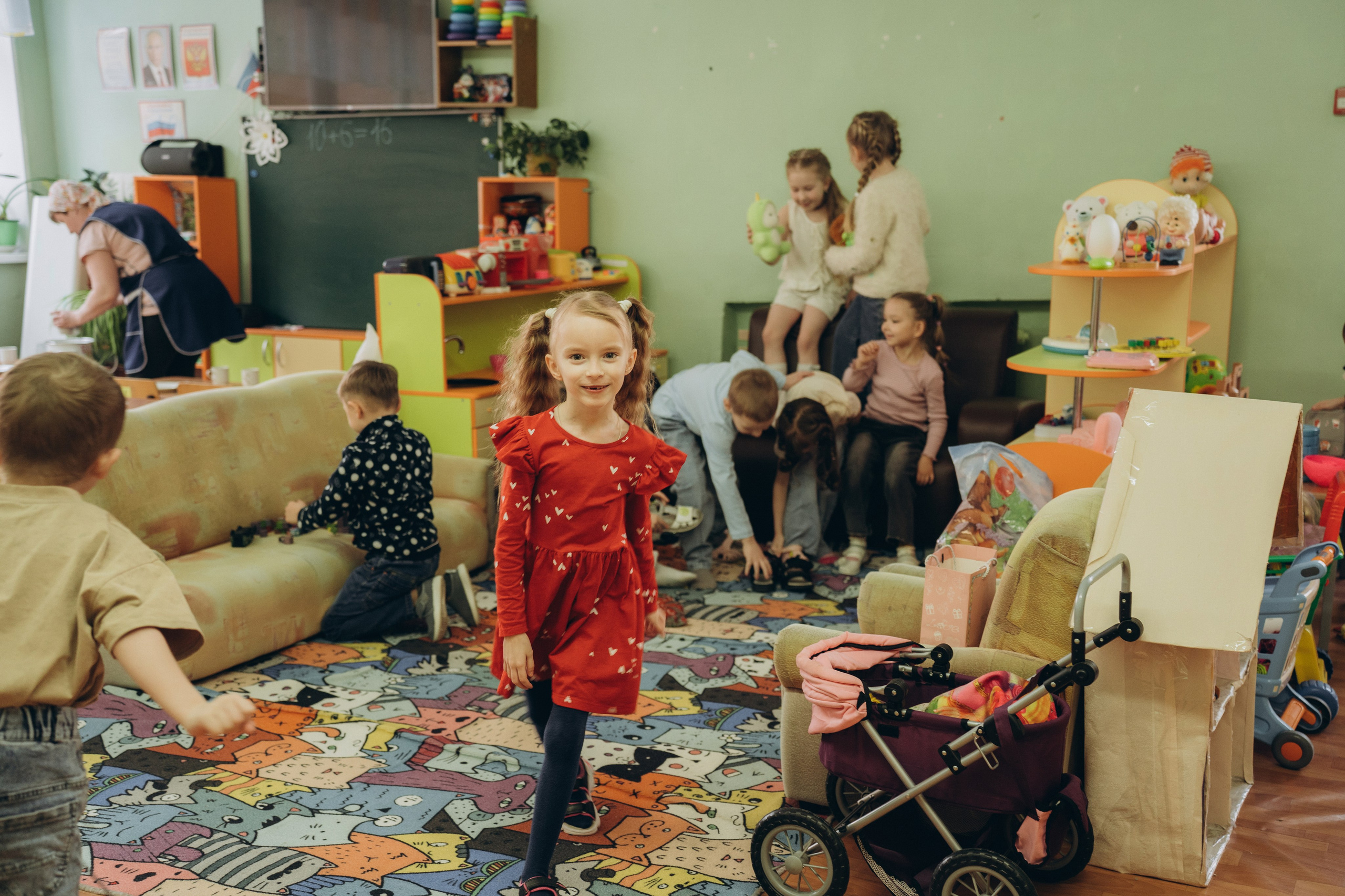 Репортаж в саду. Семейный фотограф • Домашние съемки в Нижнем Новгороде