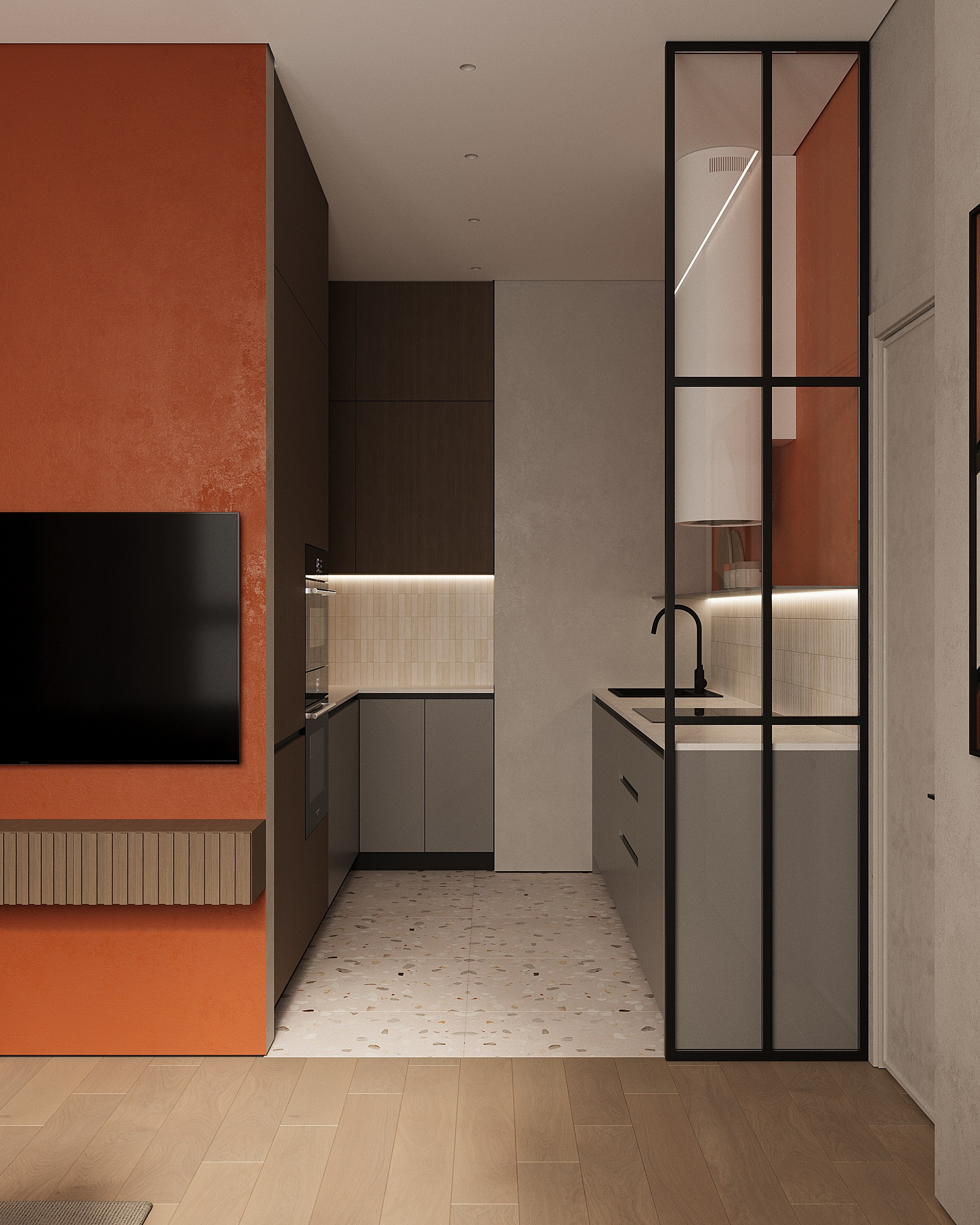 ЖК Символ 62 кв.м, г. Санкт-Петербург. 3d визуализатор Анастасия Науменко