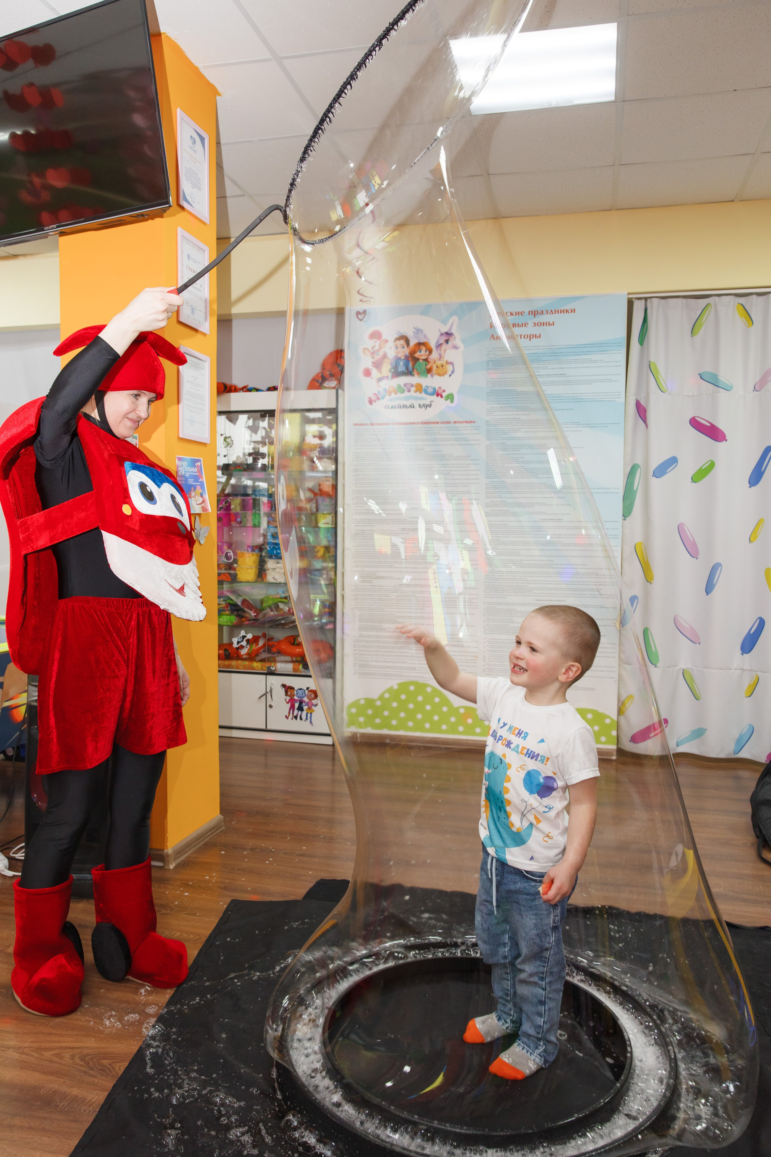 Детский День Рождения, Мише 3 годика, «Мультяшка». Свадебный и репортажный фотограф (Москва, Королев и другие)