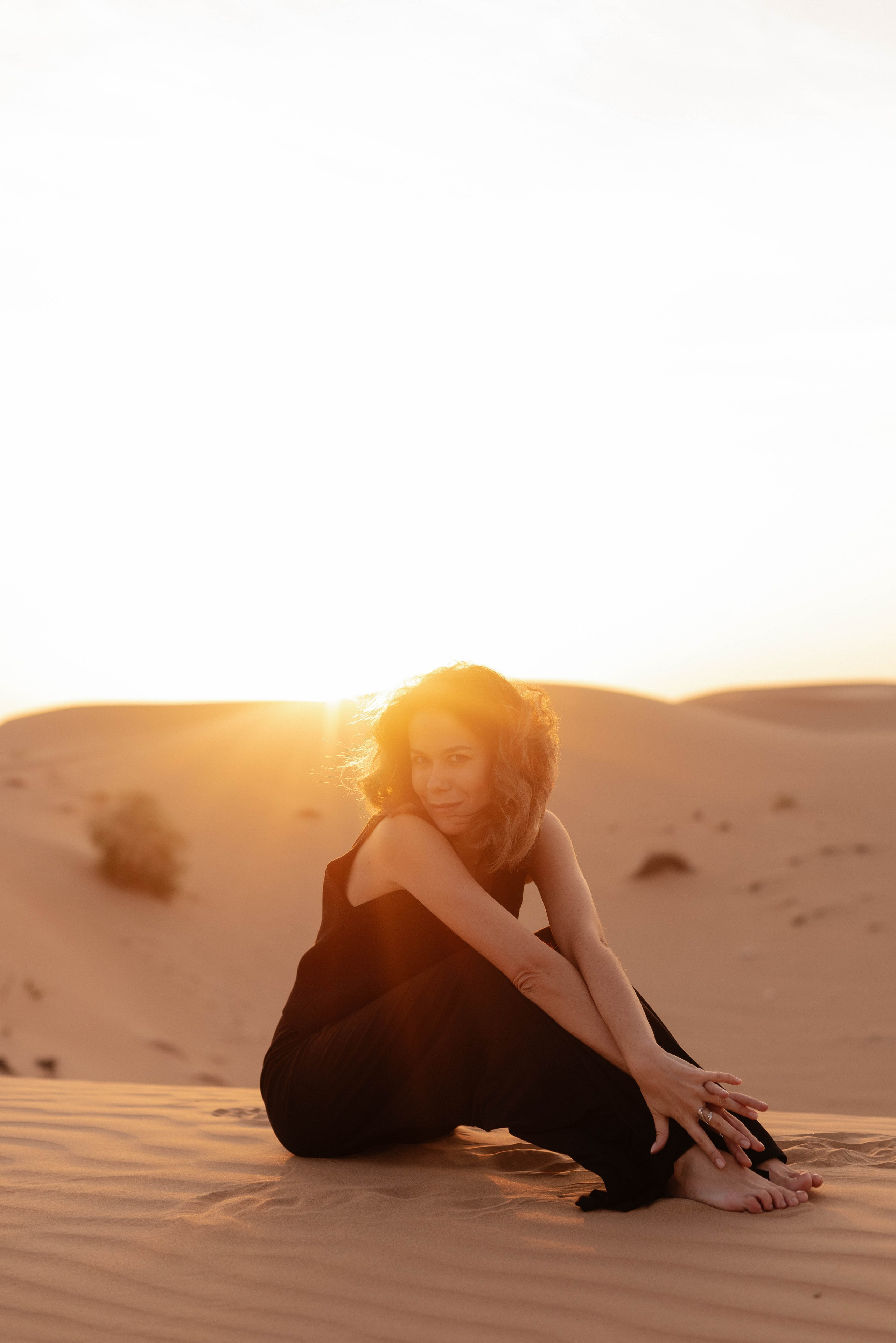 Наташа в пустыне 22 год. Фотограф и видеограф в Москве и Абу Даби Мария Кулагина